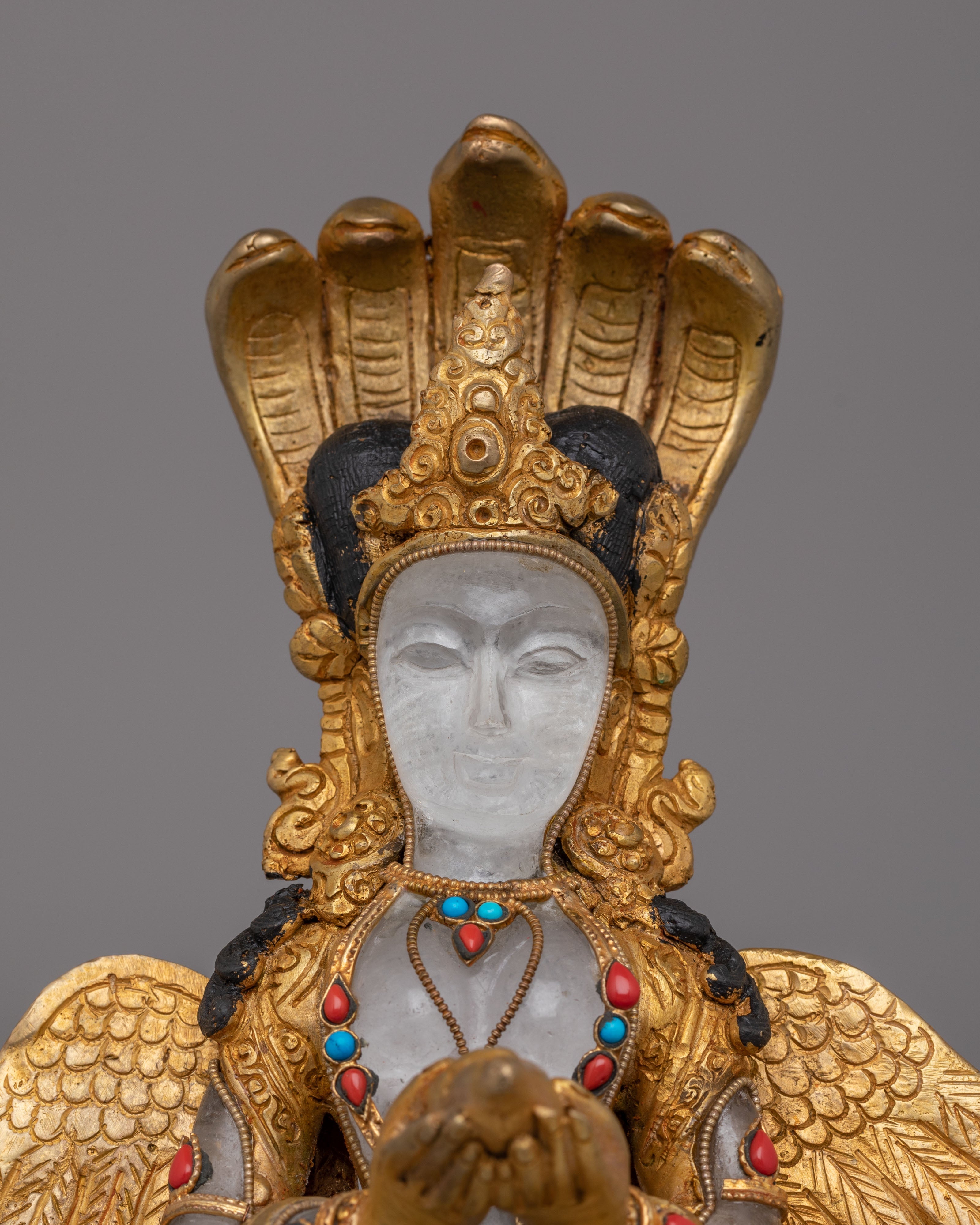 Handmade Nagkanya Deity Statue | Sacred Hindu Deity Art