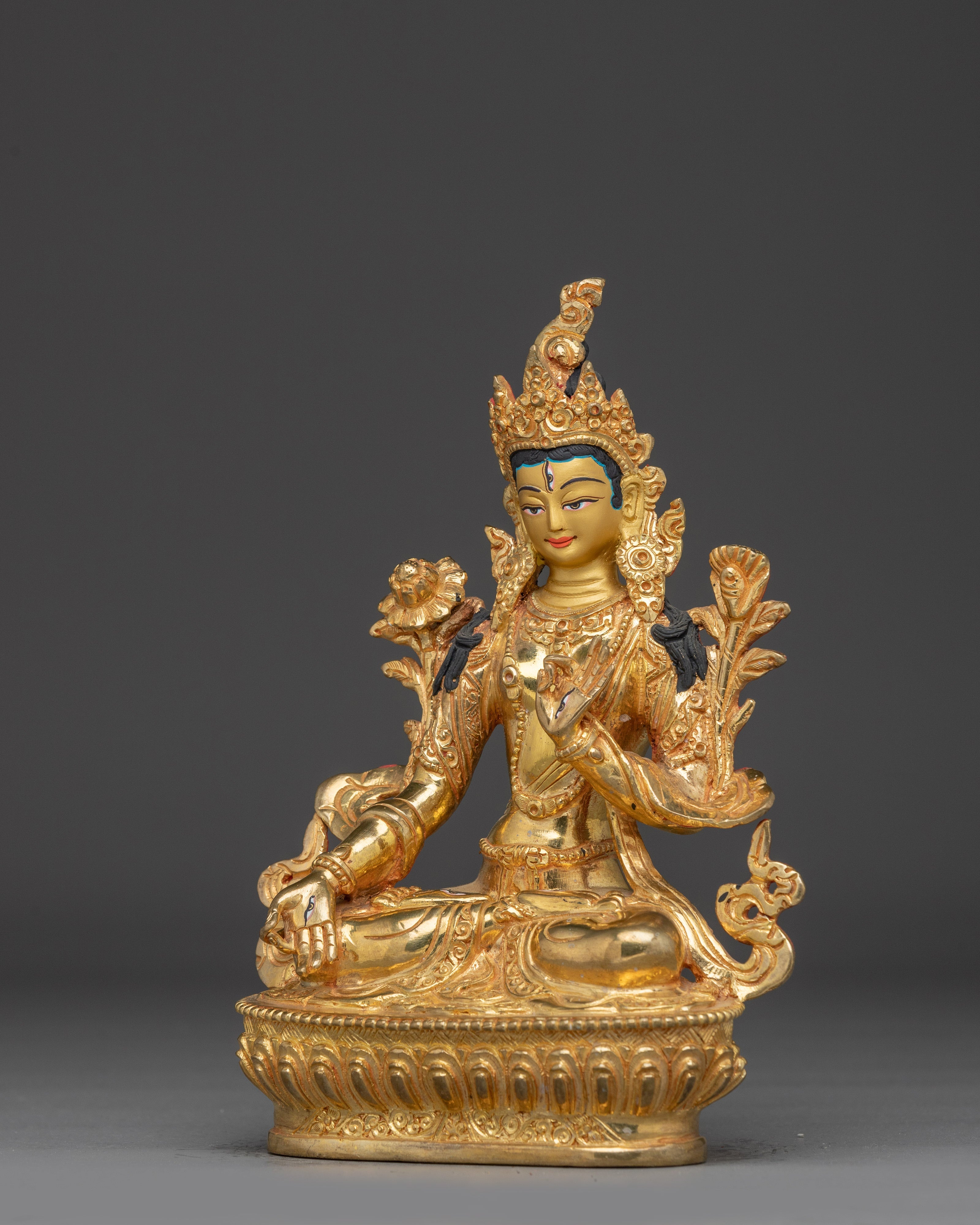 Serene Bodhisattva White Tara Art | Swift Savior and Rescuer
