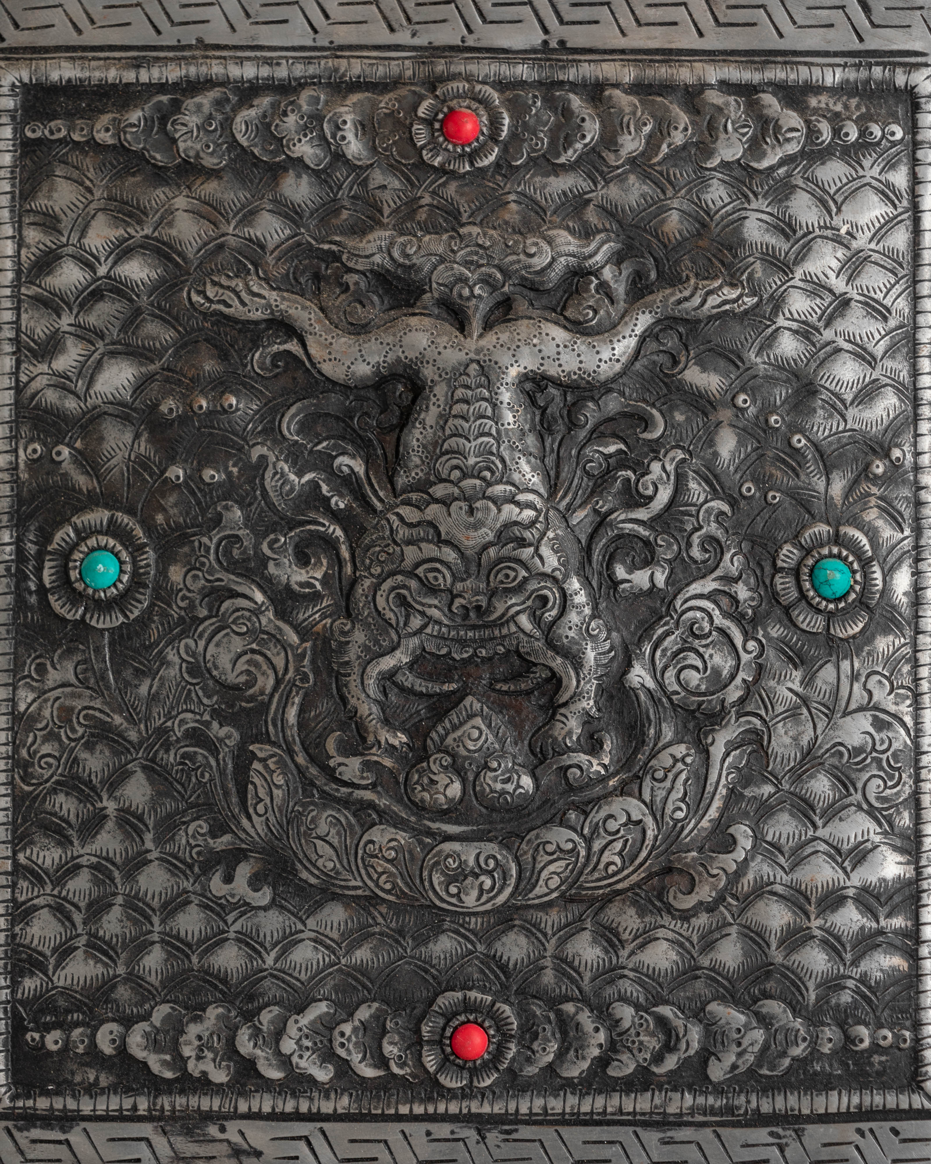 Sacred Mystical Guardian Creature Wall Decor | Tibetan Protective Art