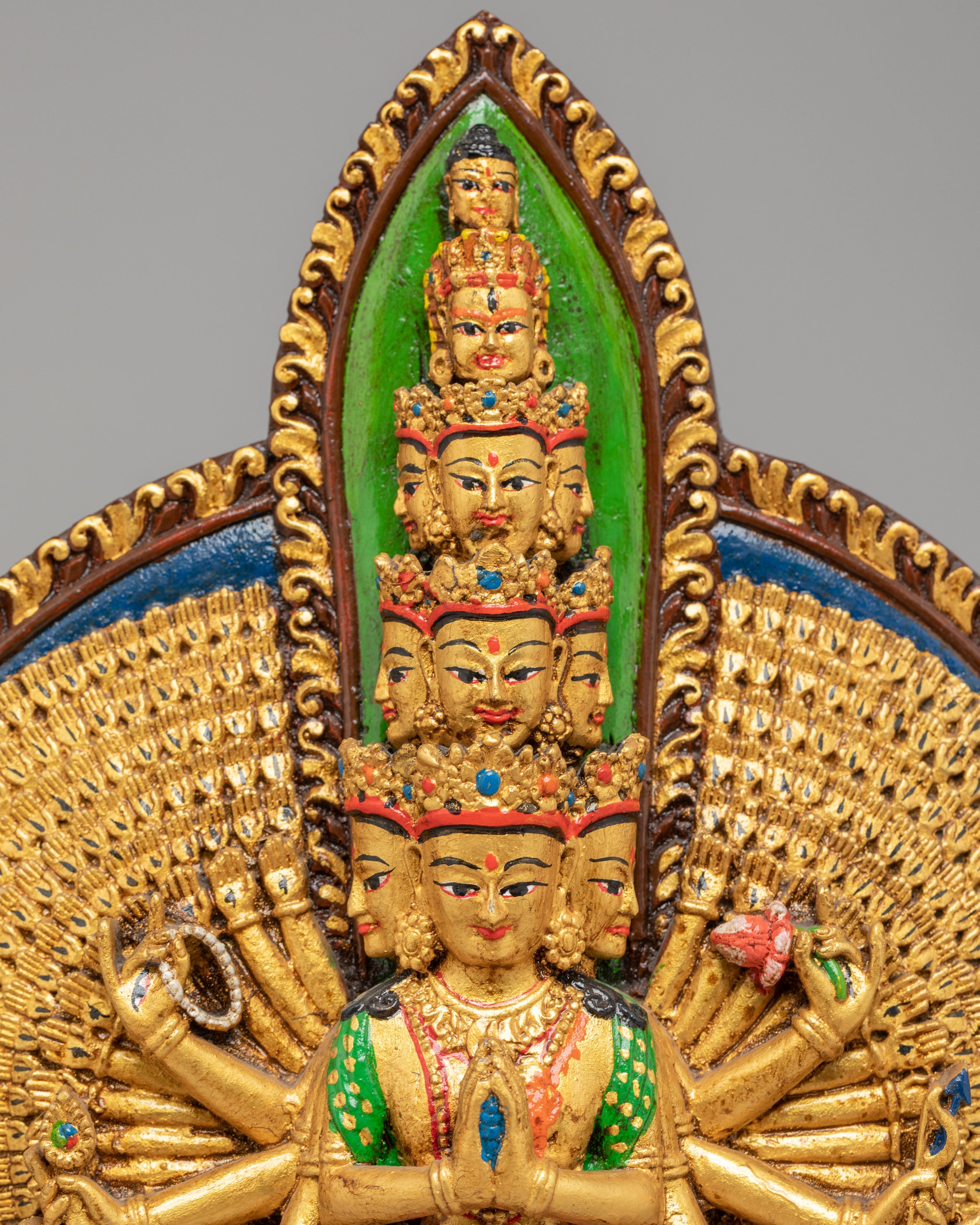 Statue of 1000 Armed Chenrezig | Himalayan Treasure of Nepal