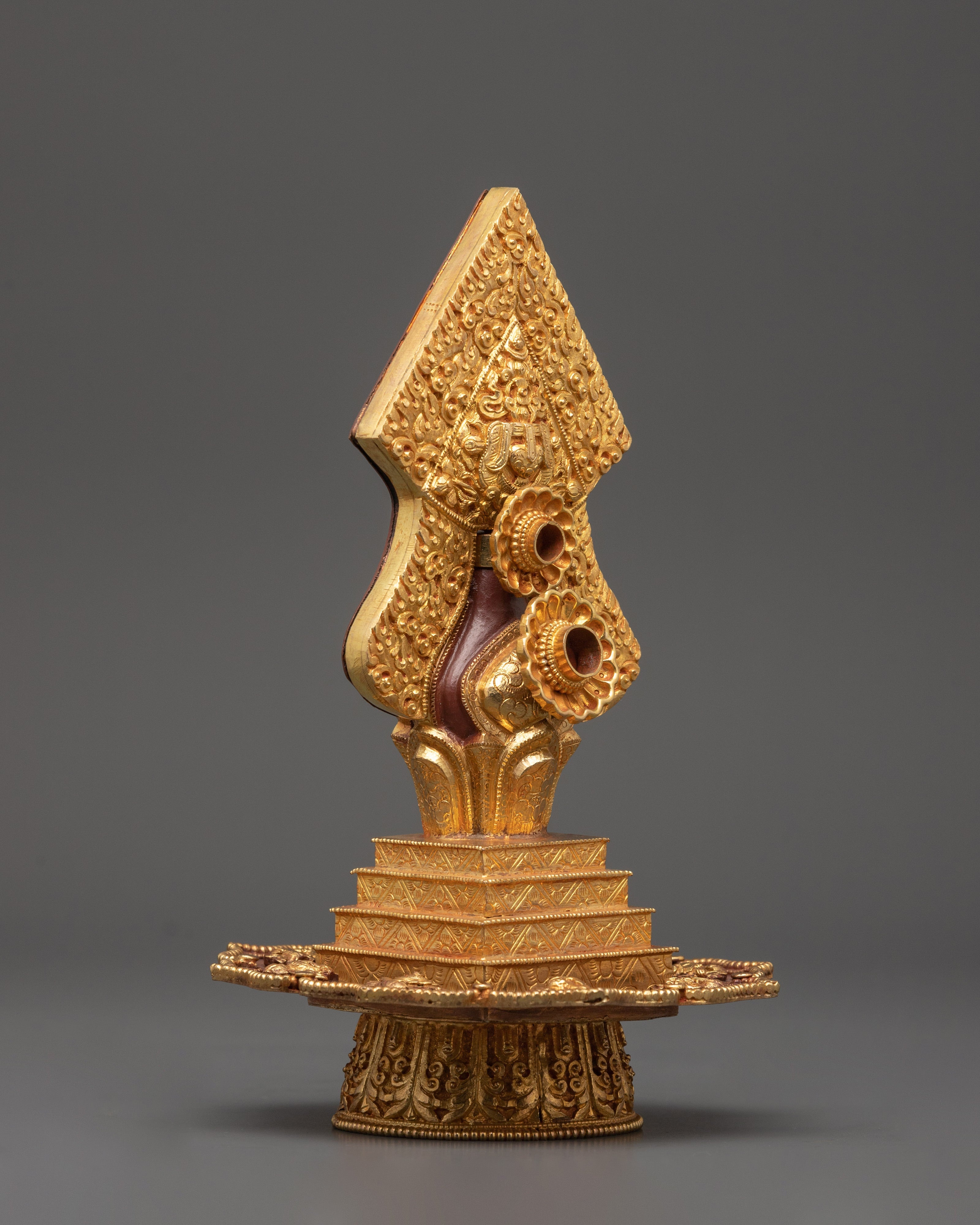 Gold-Plated Life Vessel for Shrine | Traditional Crafts