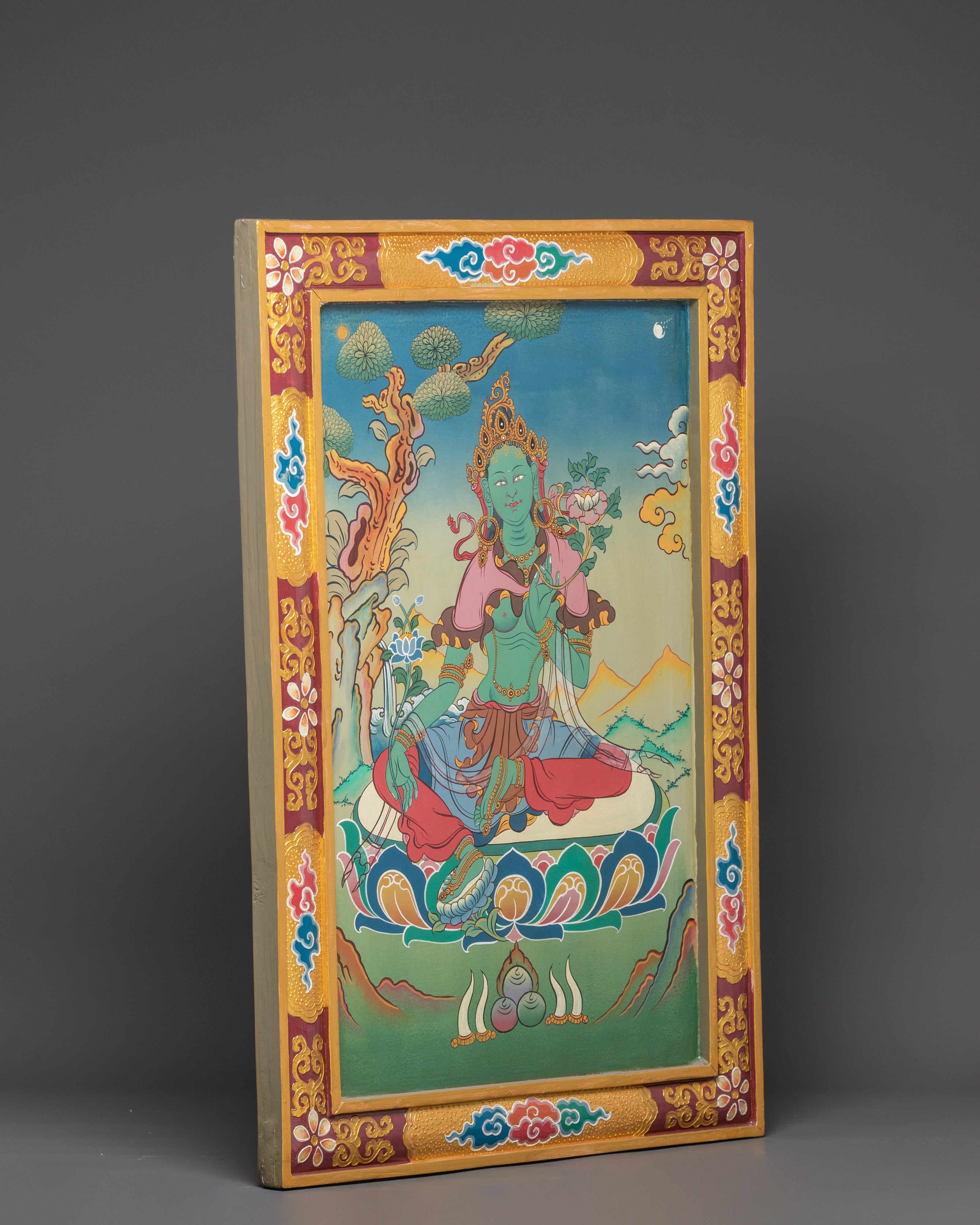 Green Tara Deity Wall Hanging | Mother of All Buddhas