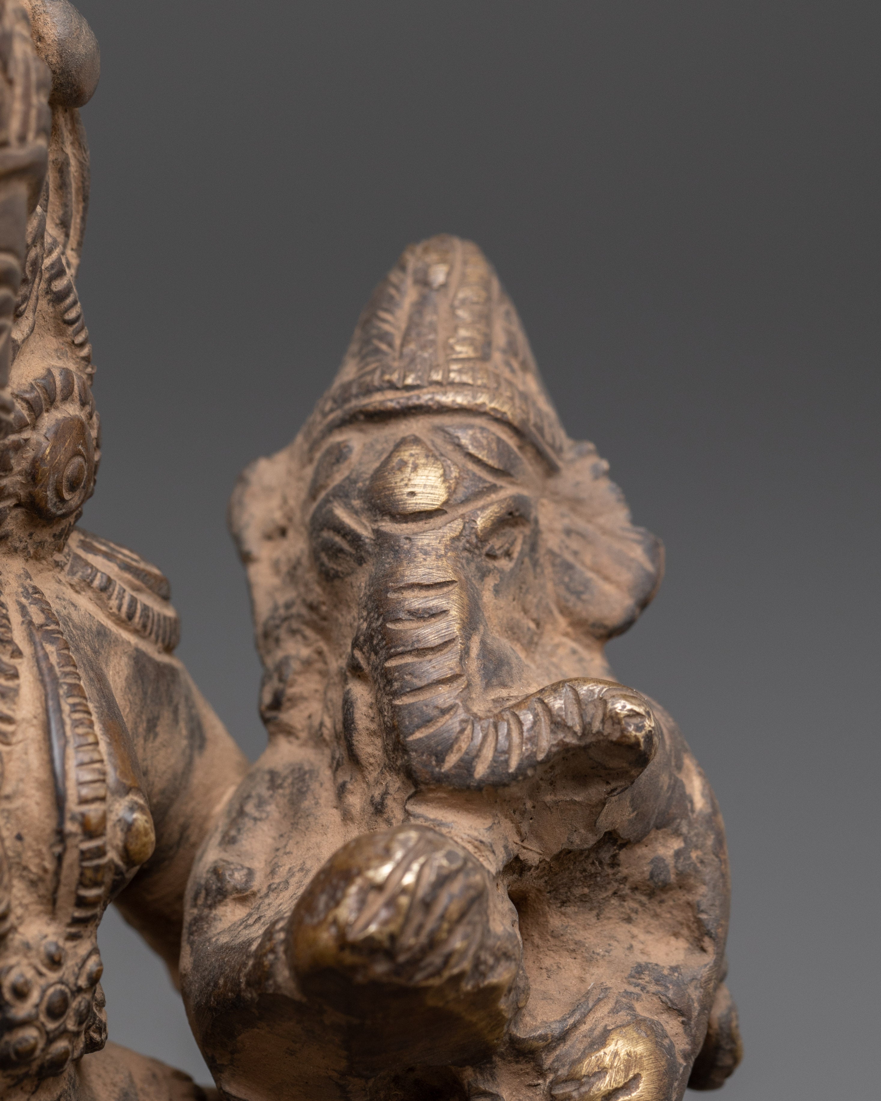 Handmade Shiva Family Statue | Lord Shiva, Parvati & Ganesha