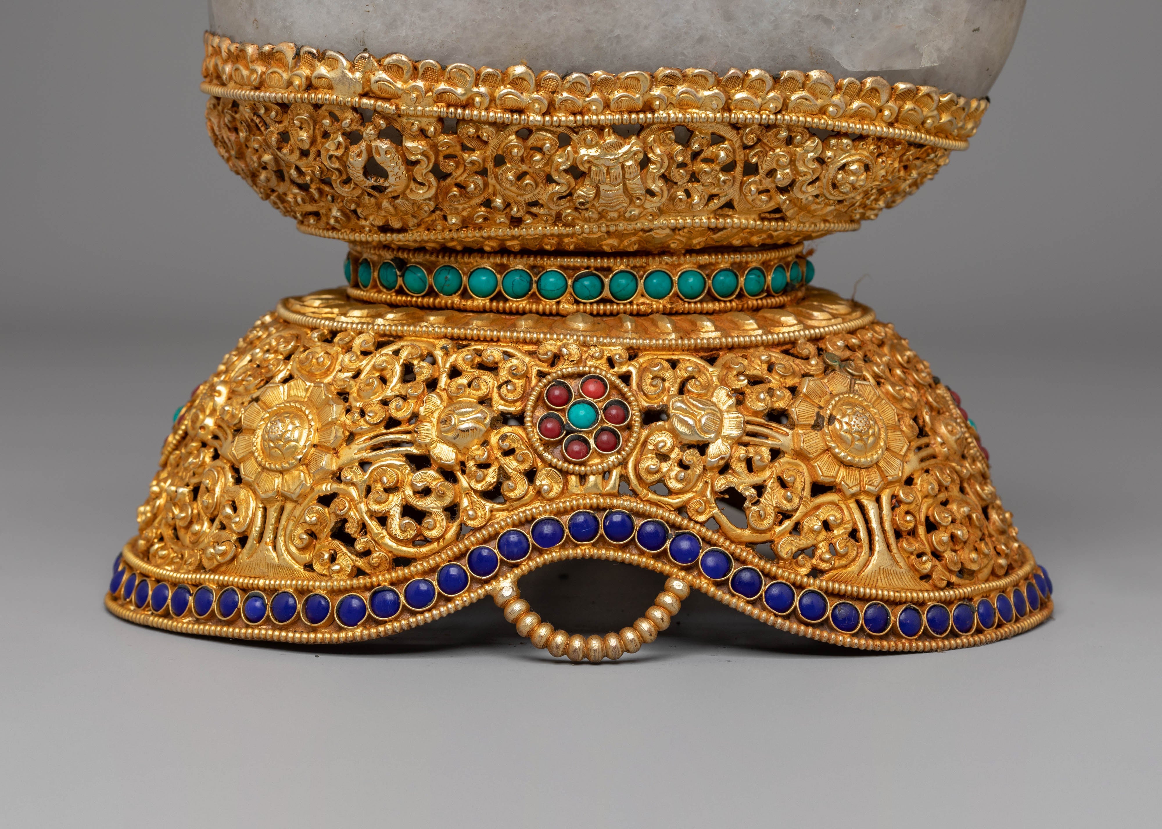 Spiritual Himalayan Kapala | Handcrafted Tibetan Ritual Bowl