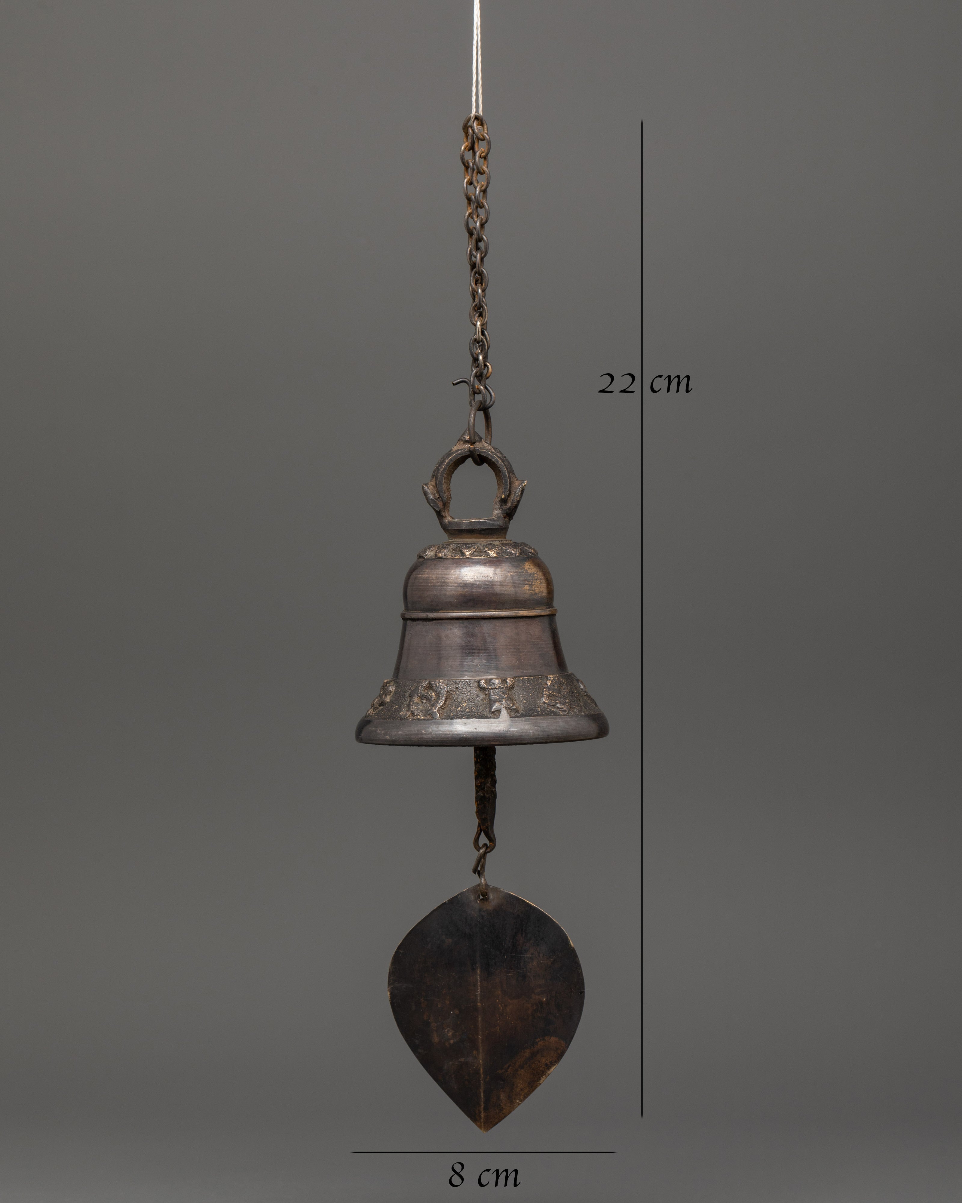 Bronze Hanging Bell for Altar | Symbol of Clarity and Wisdom