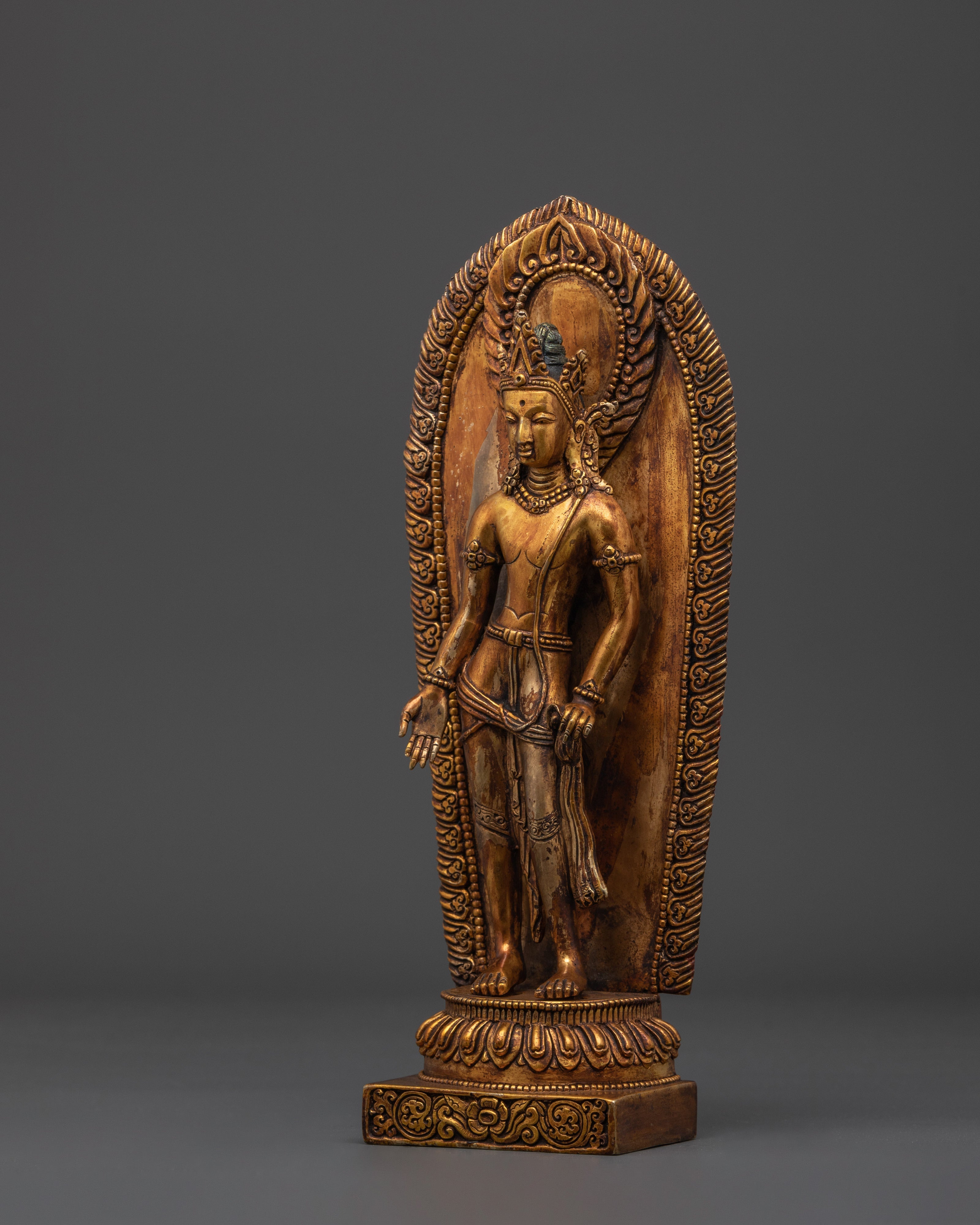 Padmapani Handcrafted Statue | Buddhist Figure of Compassion and Peace