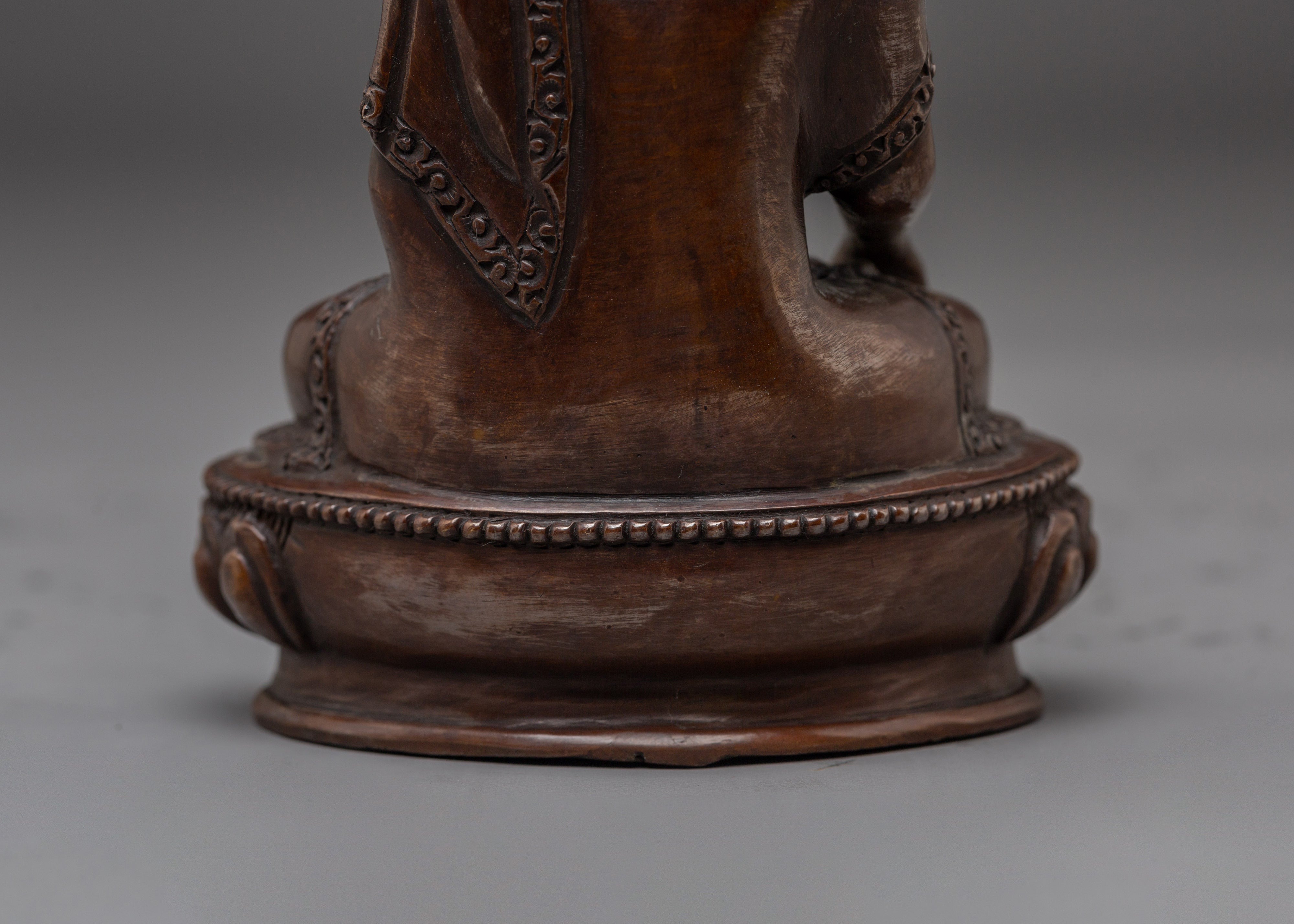 Oxidized Statue of Historical Gautama Buddha | Buddhist Spiritual Decor