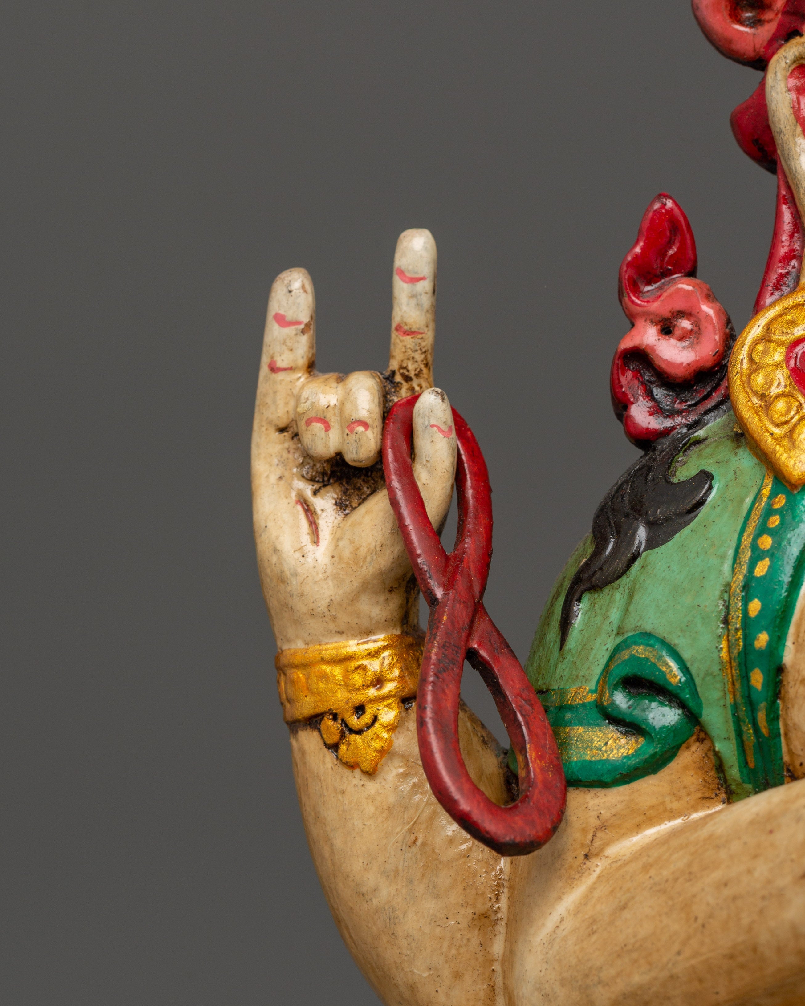Handmade Tibetan Chenrezig Statue | Bodhisattva of Compassion