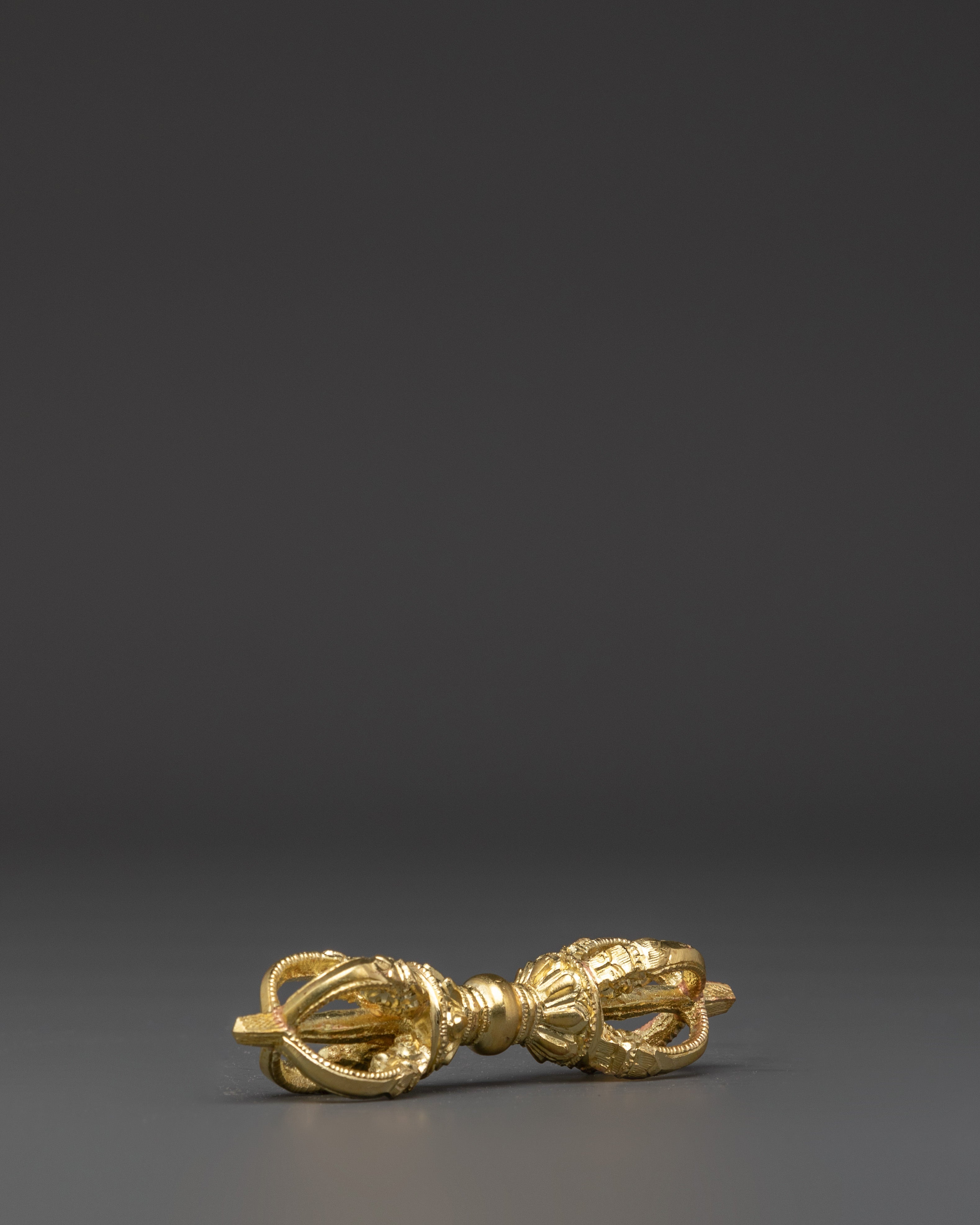 Traditional Himalayan Bell and Vajra Set | Brass and Bronze Vajrayana Ritual Instrument