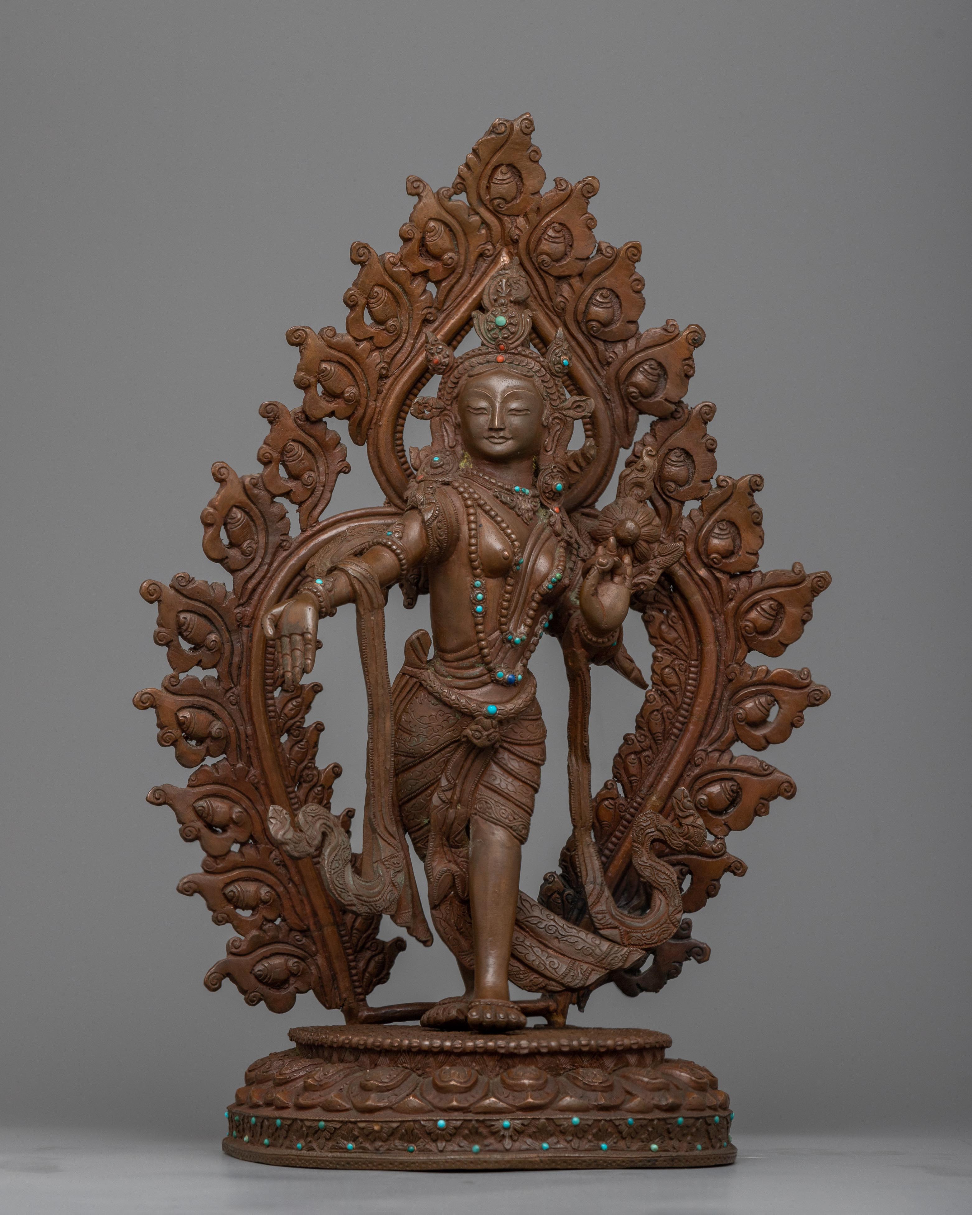 sculpture-of-tibetan-goddess-green-tara