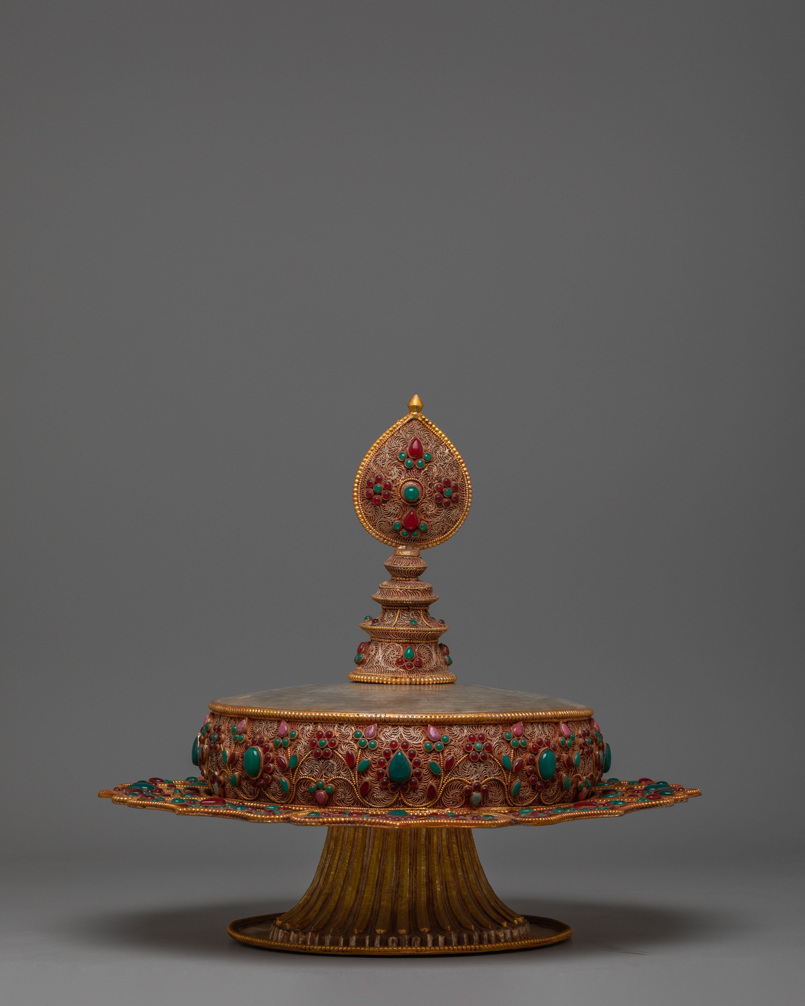 Traditional Mandala Offering for Ritual | Sacred Buddhist Offering Object