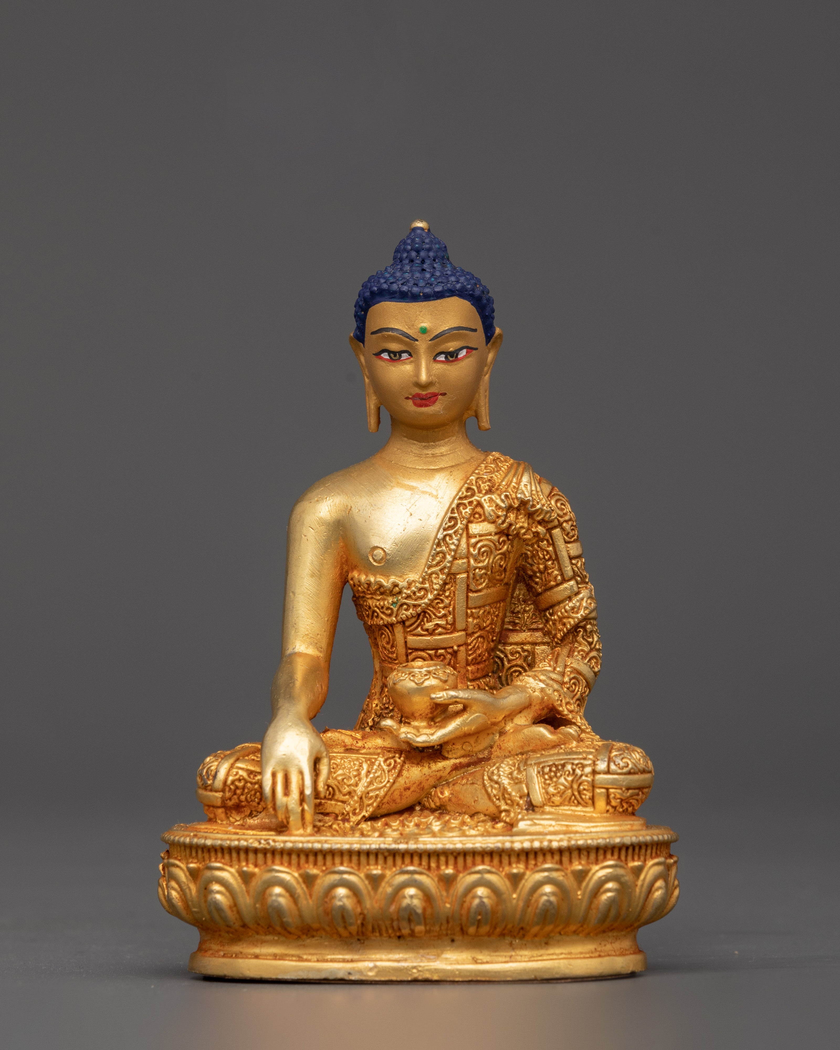 Sacred Shakyamuni Buddha in Earth Touching Mudra