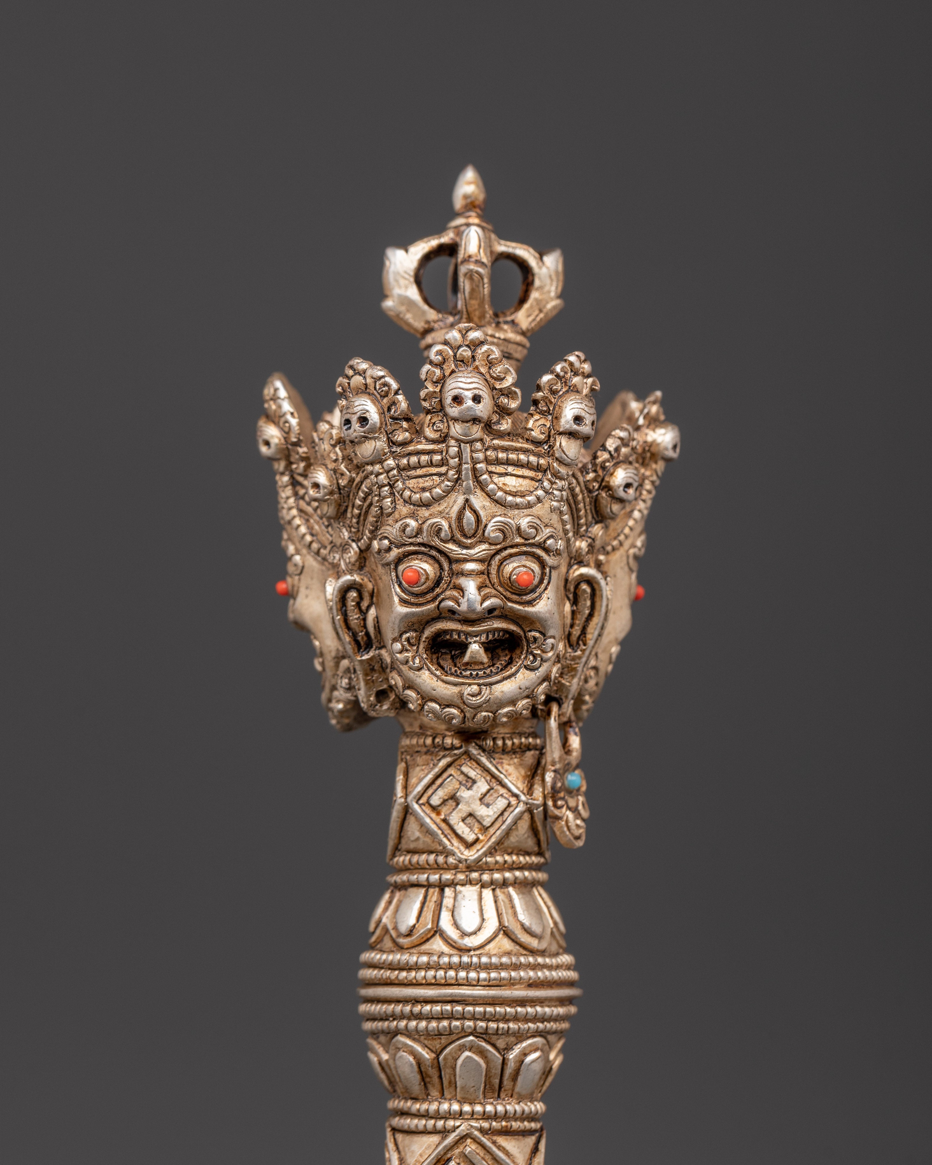 Handmade Phurba Buddhist Dagger | Sacred Ritual Tool for Protection