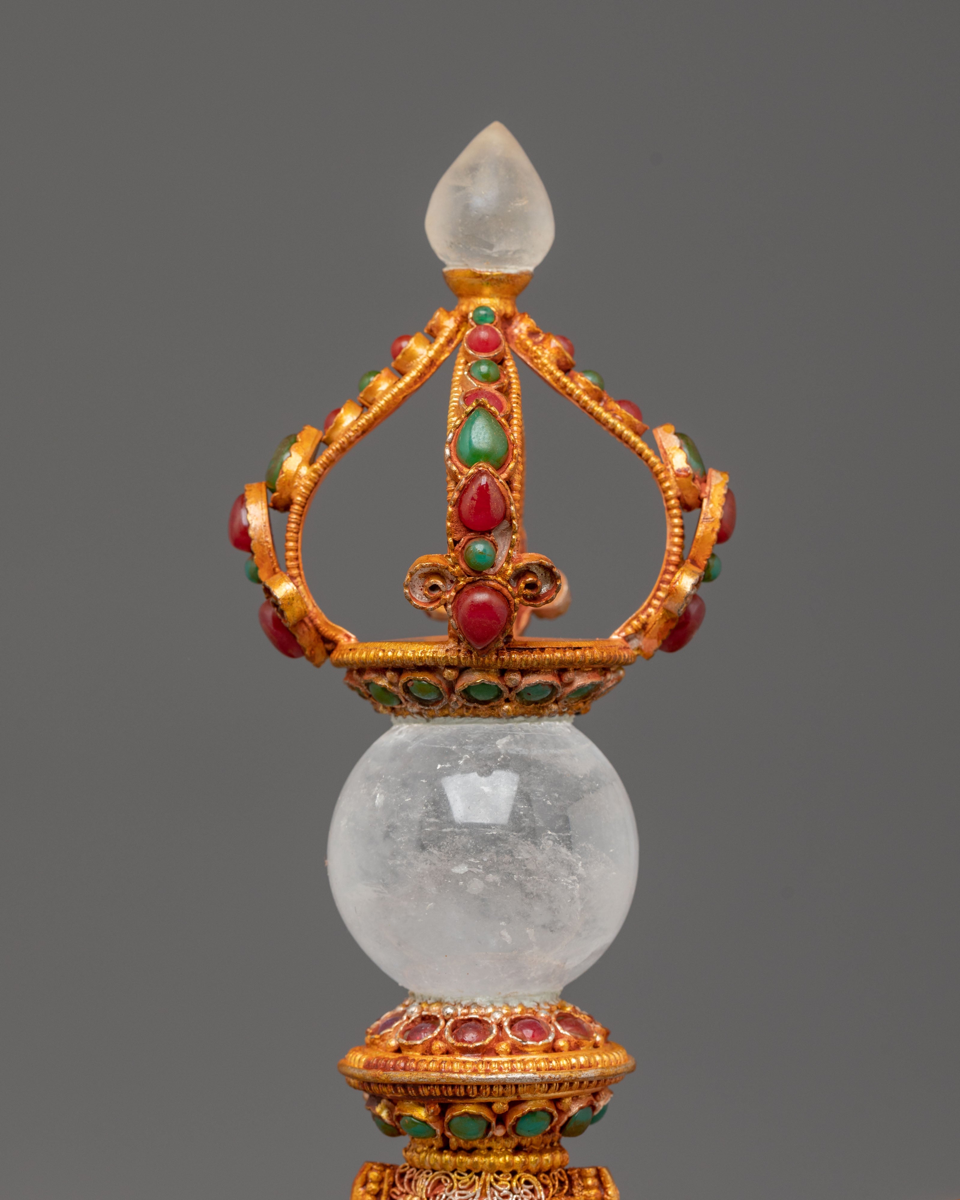 Ritual Copper Kartika Knife | Spiritual Tibetan Ritual Dagger