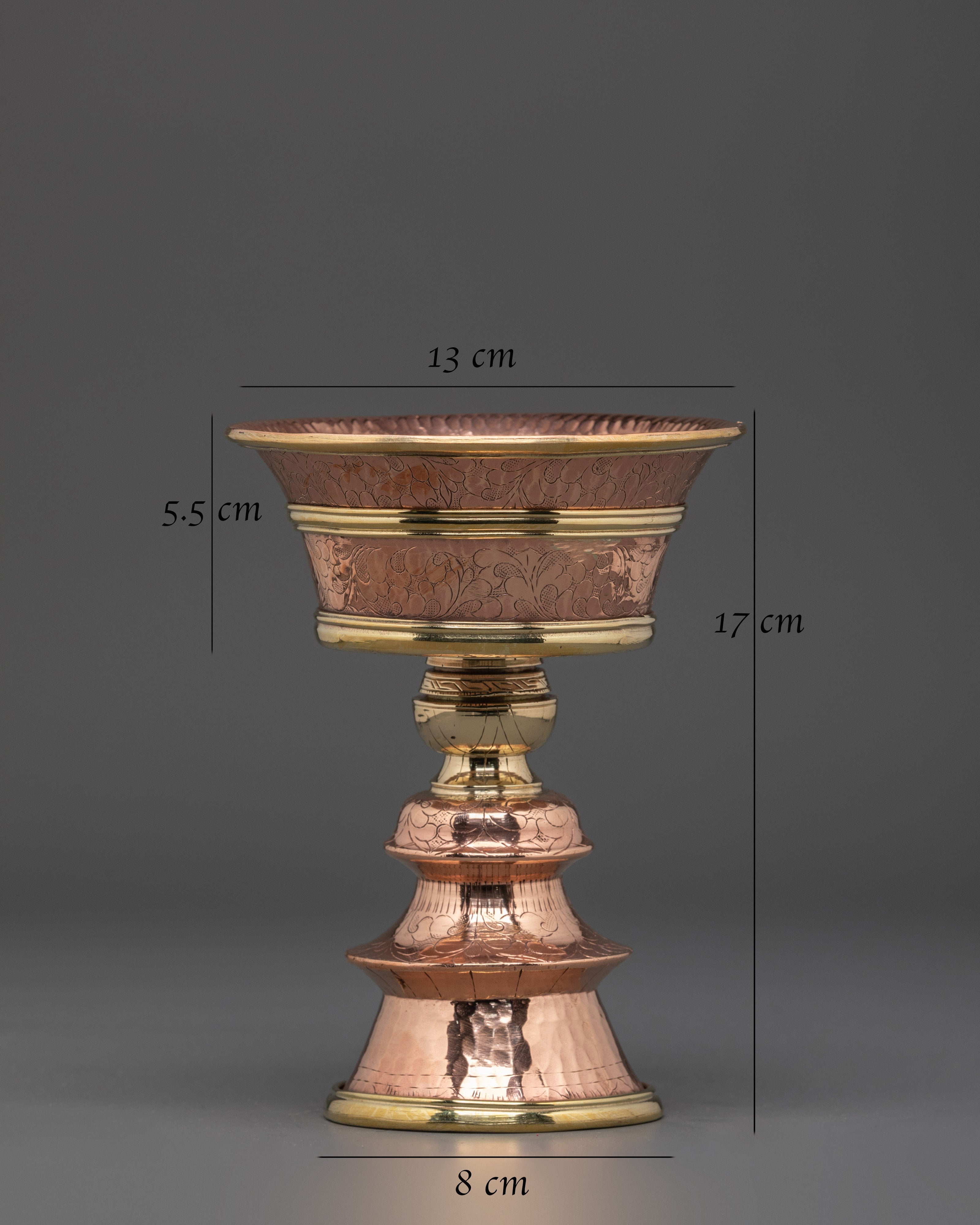 Spiritual Butter Lamp | Brass Lamp for Meditation and Rituals