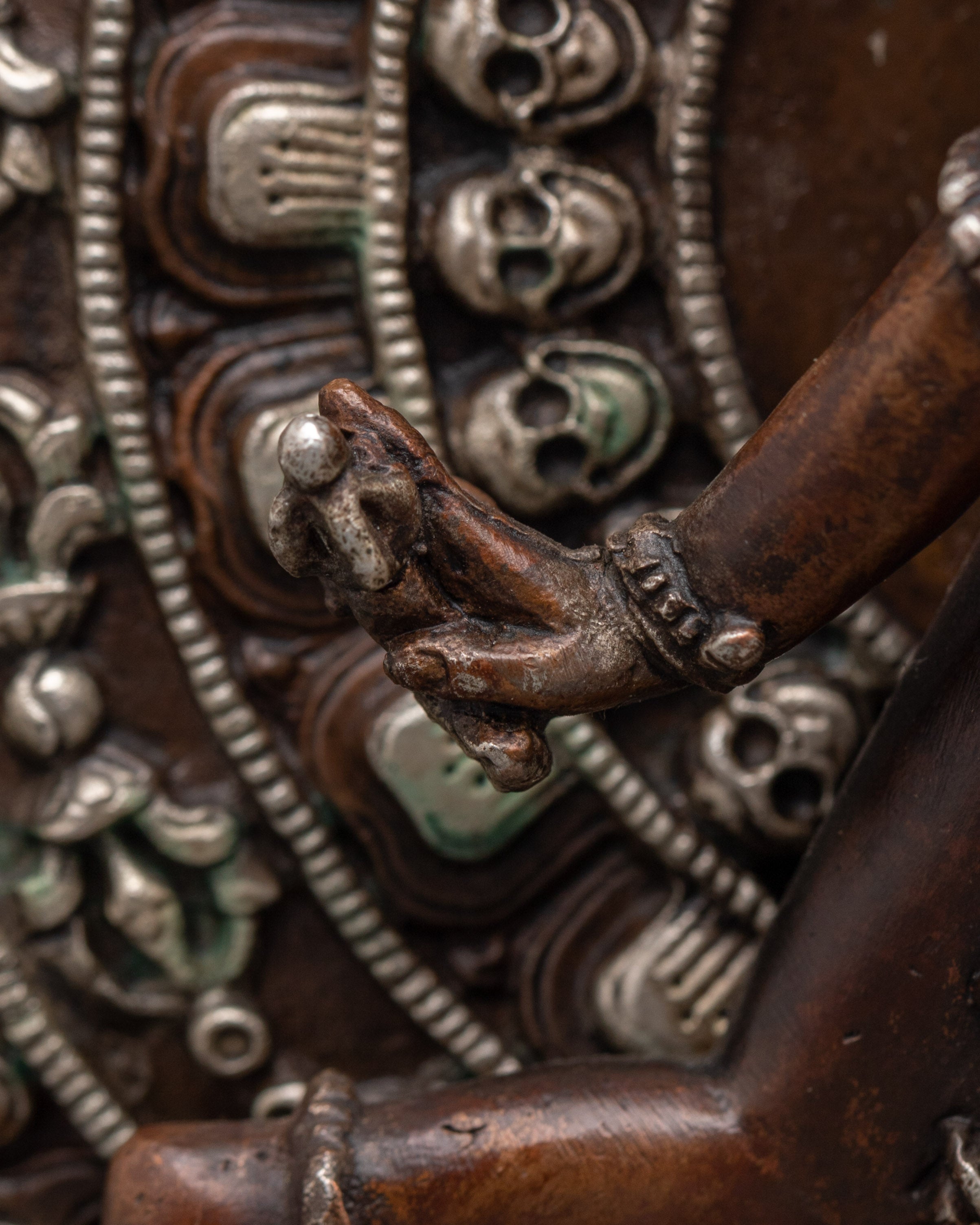 Vajrayogini Copper Figurine | Copper Body with Silver Plating