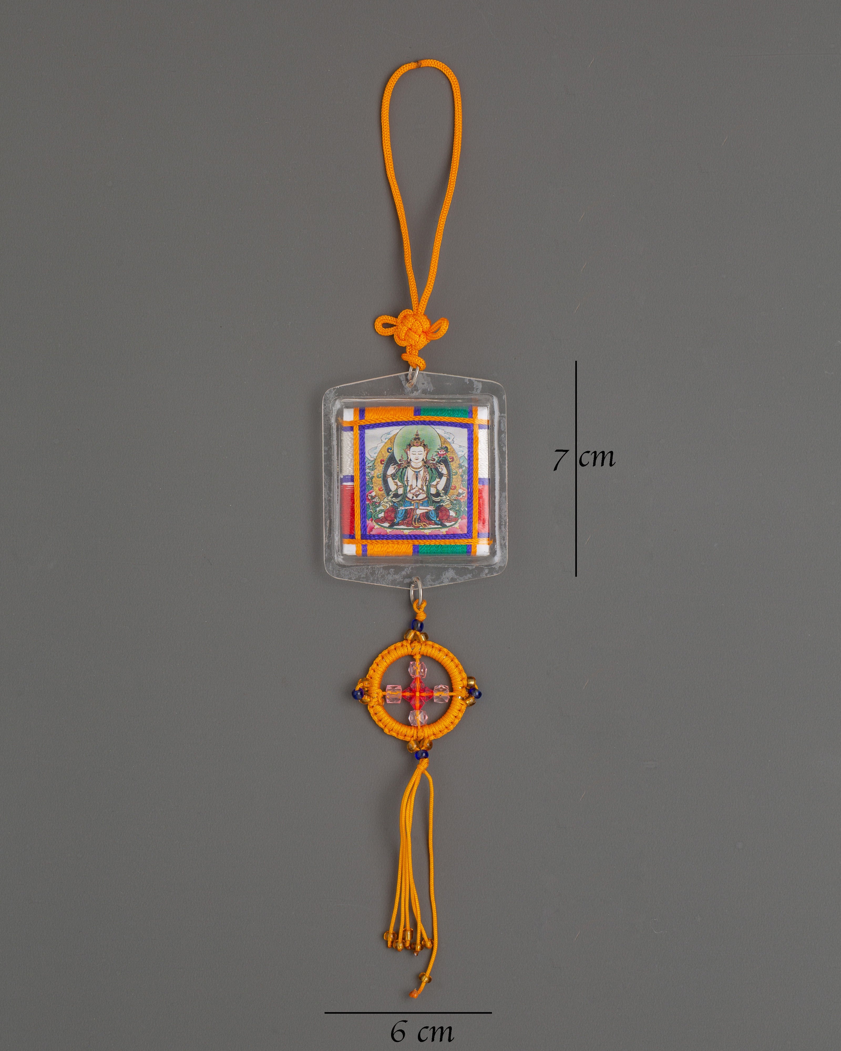4 Armed Chenrezig Butti | Buddhist Protection Amulet of Compassion