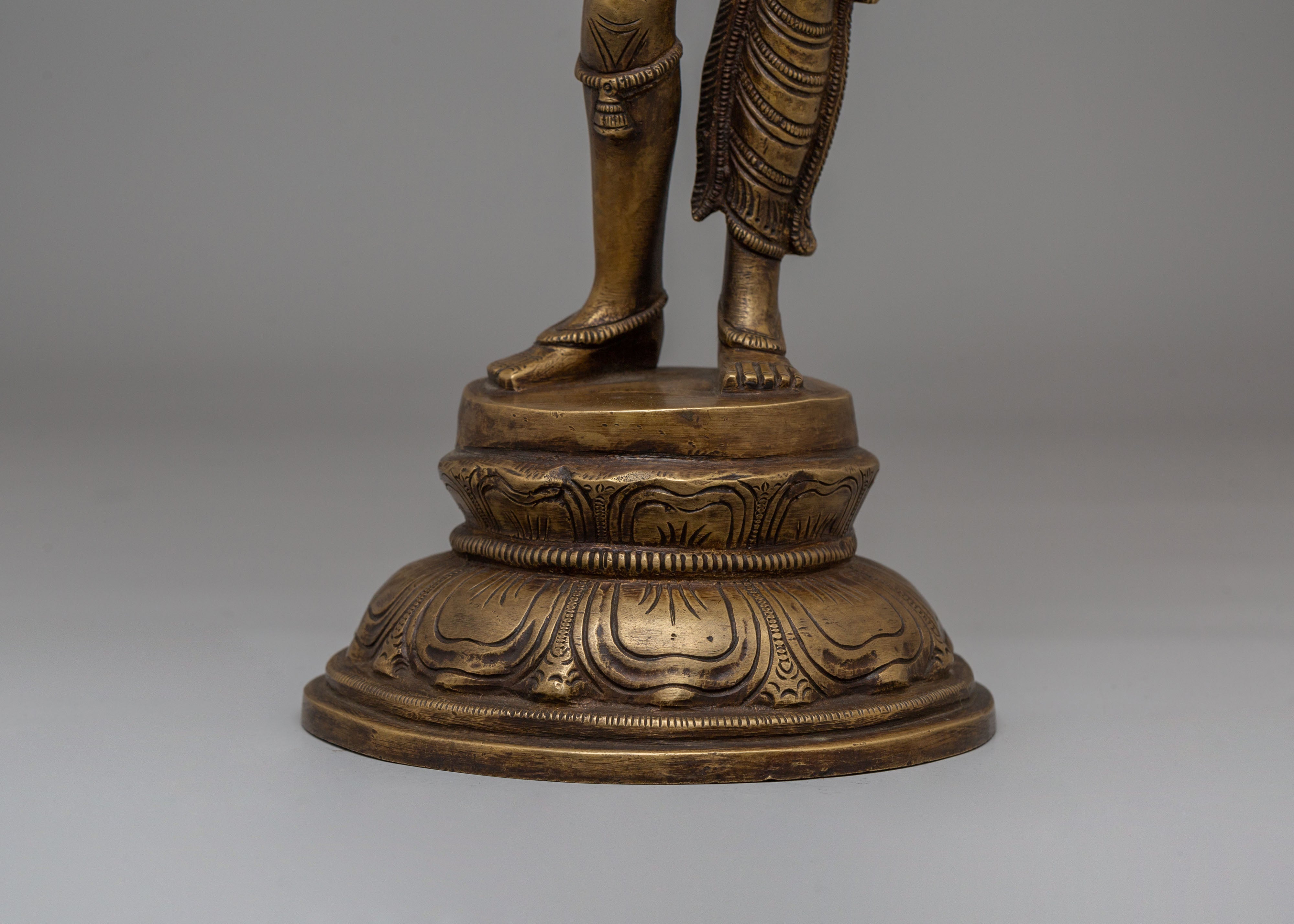 Handmade Ardhanarishvara Statue | Divine Union of Shiva & Shakti