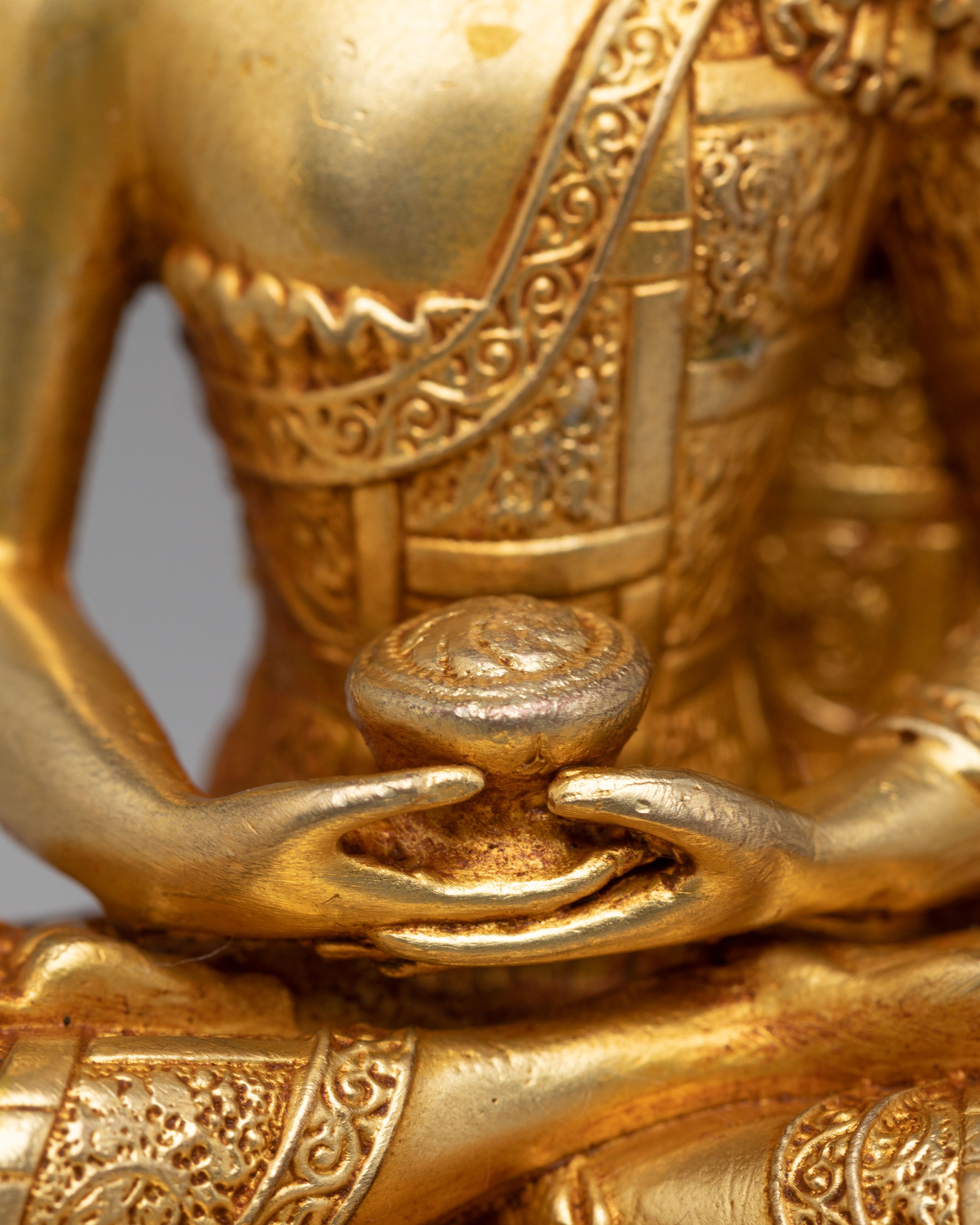 Handcrafted Three Buddha Set | Shakyamuni Medicine Amitabha Buddha Statues