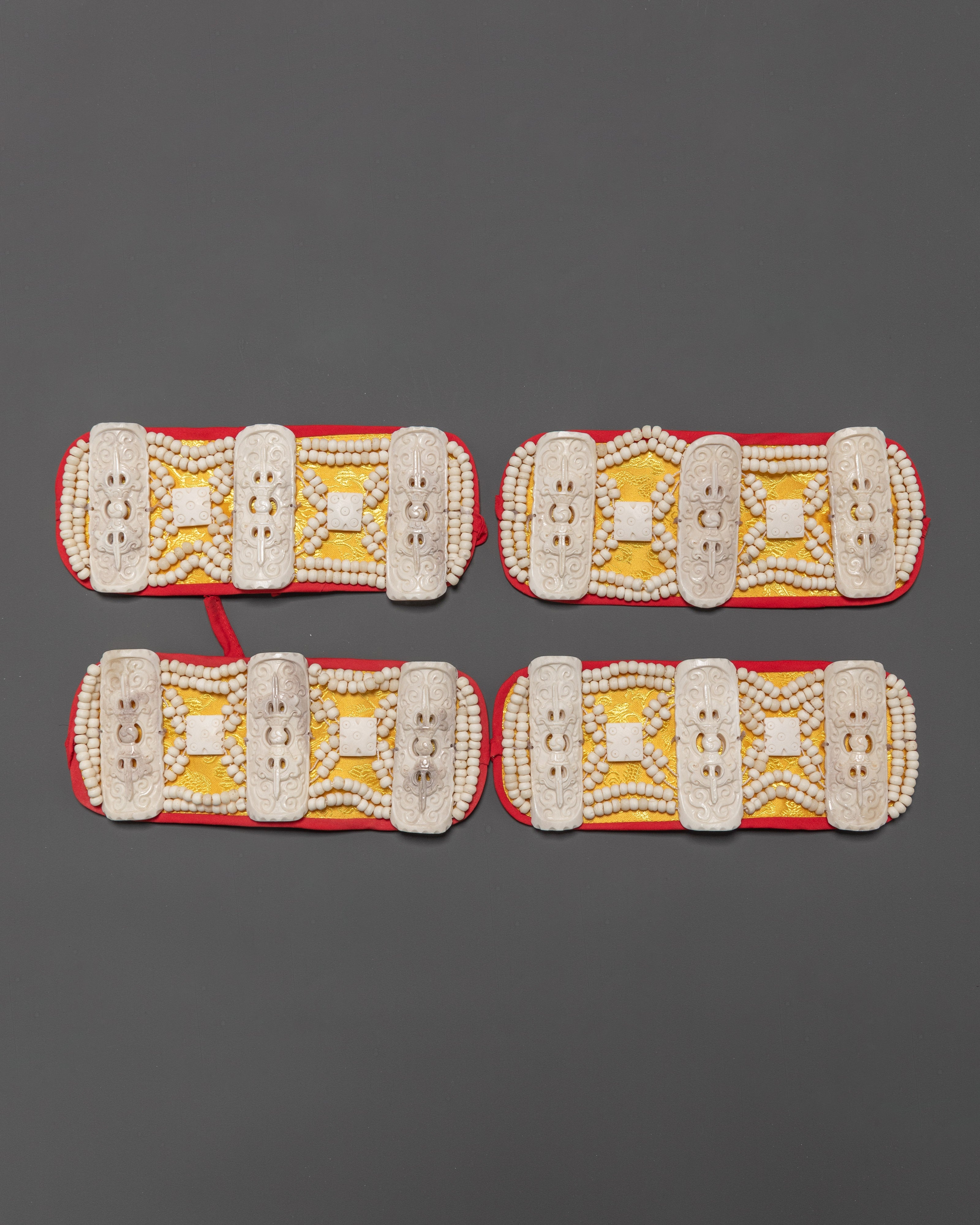 Handmade Tantric Ritual Bone Set | Tibetan Buddhist Ritual Art