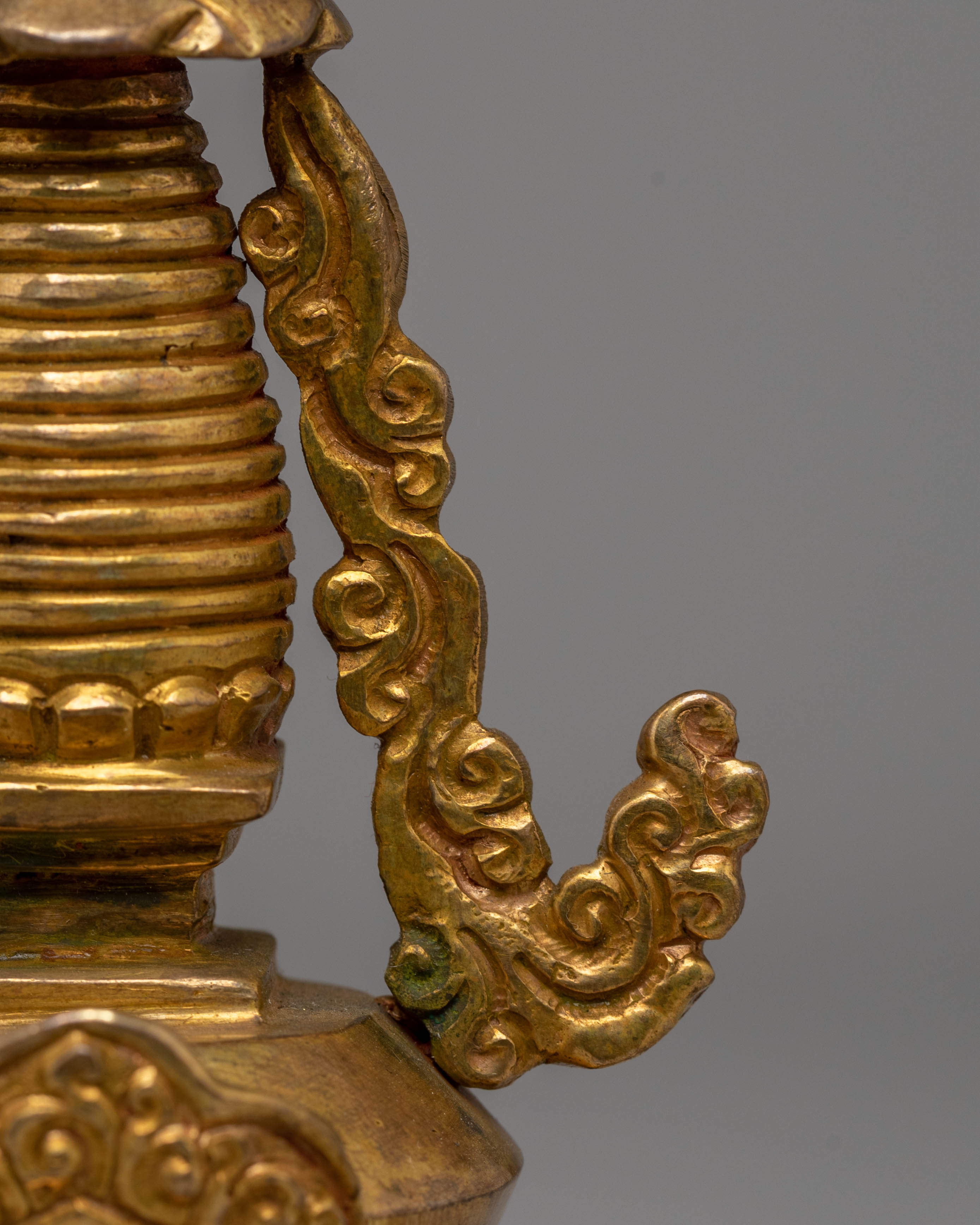 Copper Stupa For Ritual Use | Sacred Symbol of Enlightenment