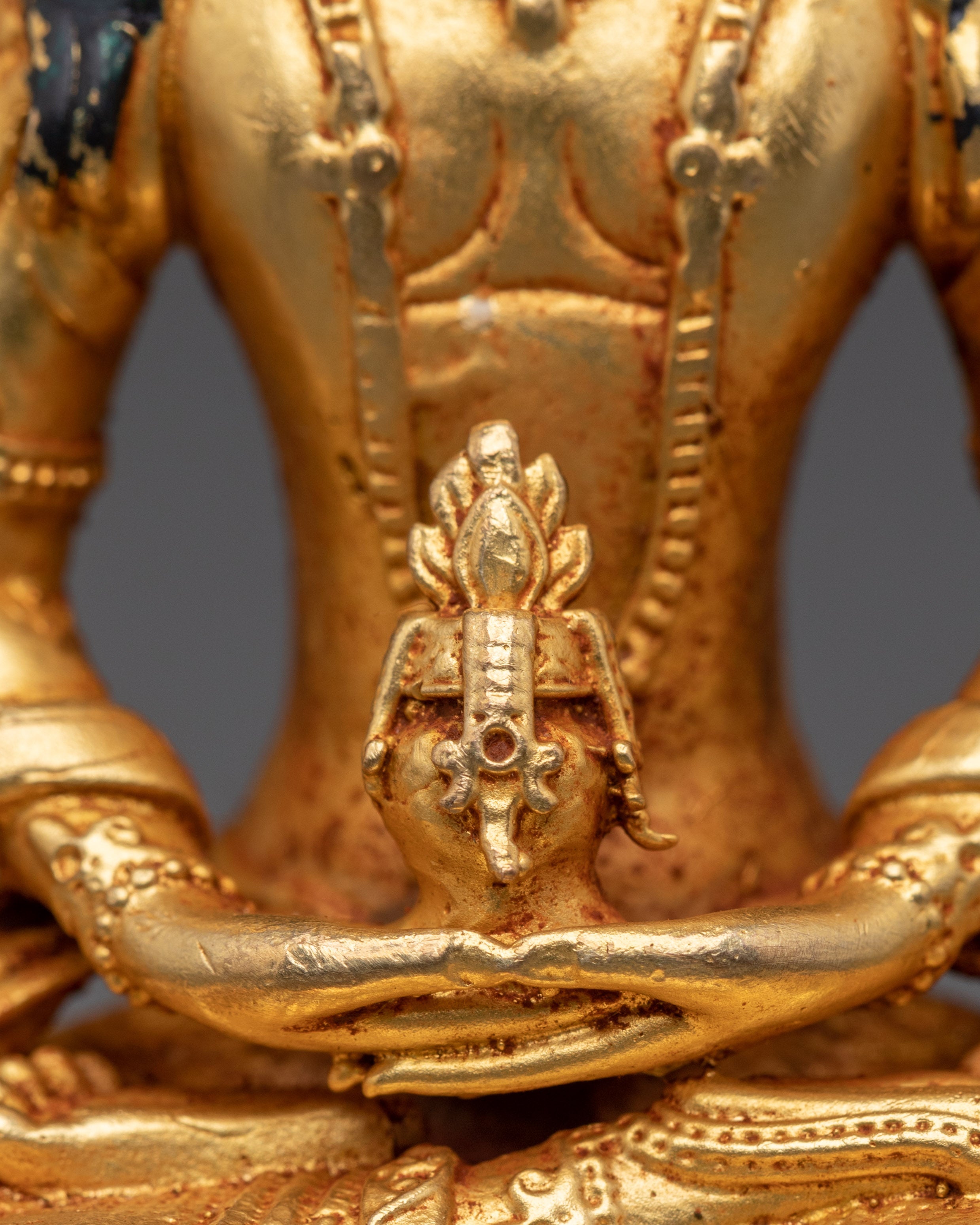 Gold Plated Amitayus Buddha | Buddha of Longevity