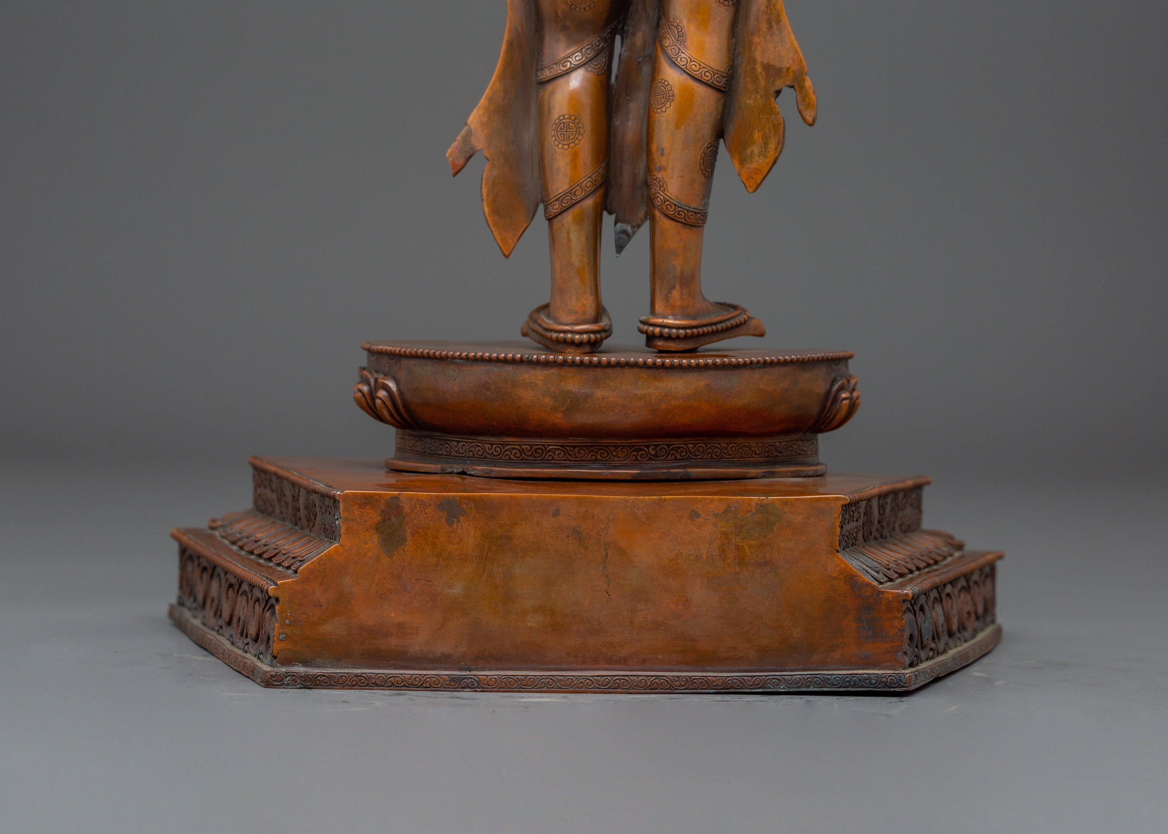 Sacred Mother of Liberation Standing Green Tara Statue | Mother of All Buddhas