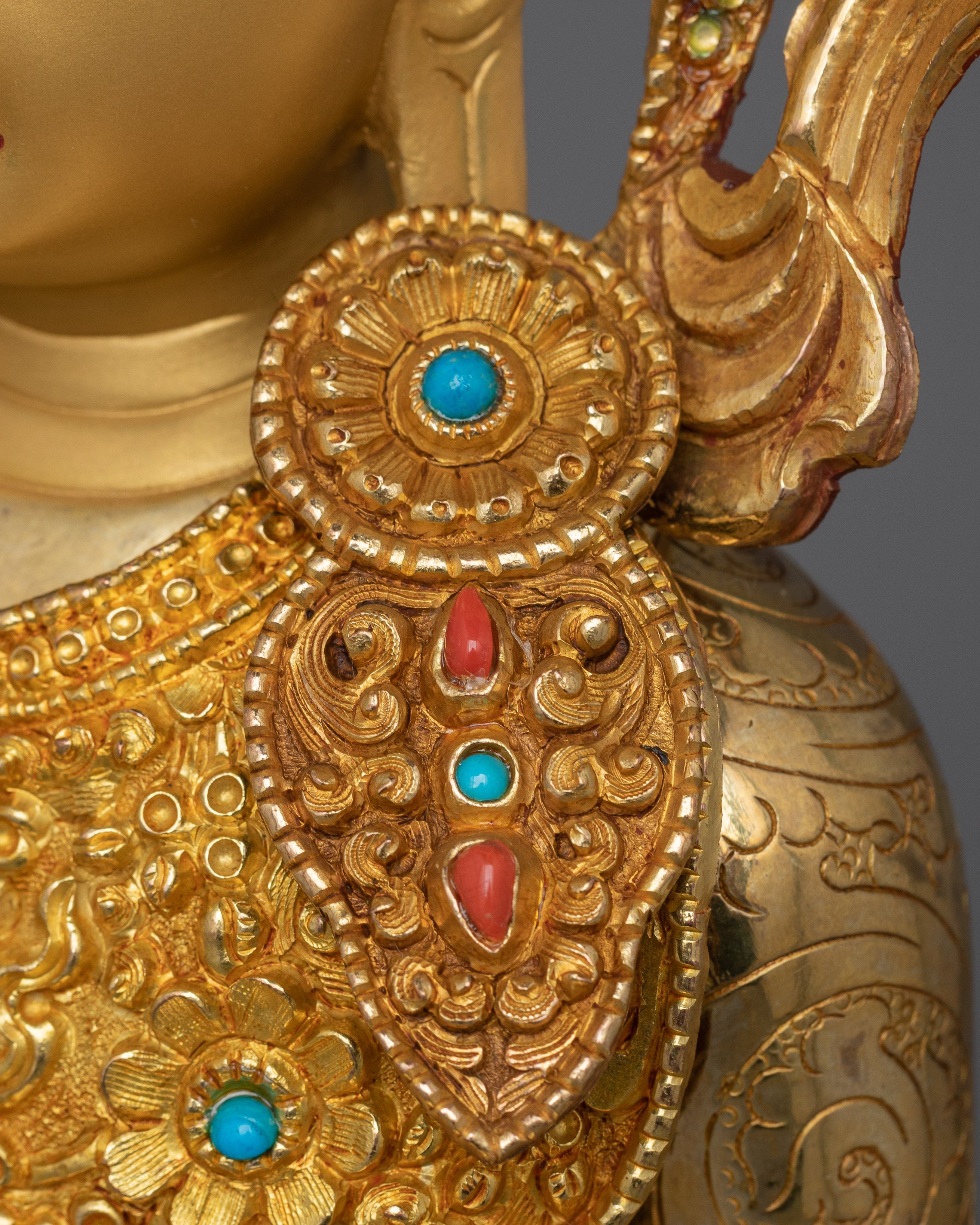 Himalayan Siddhartha Gautama with Crown Sculpture | The Buddha of Enlightenment
