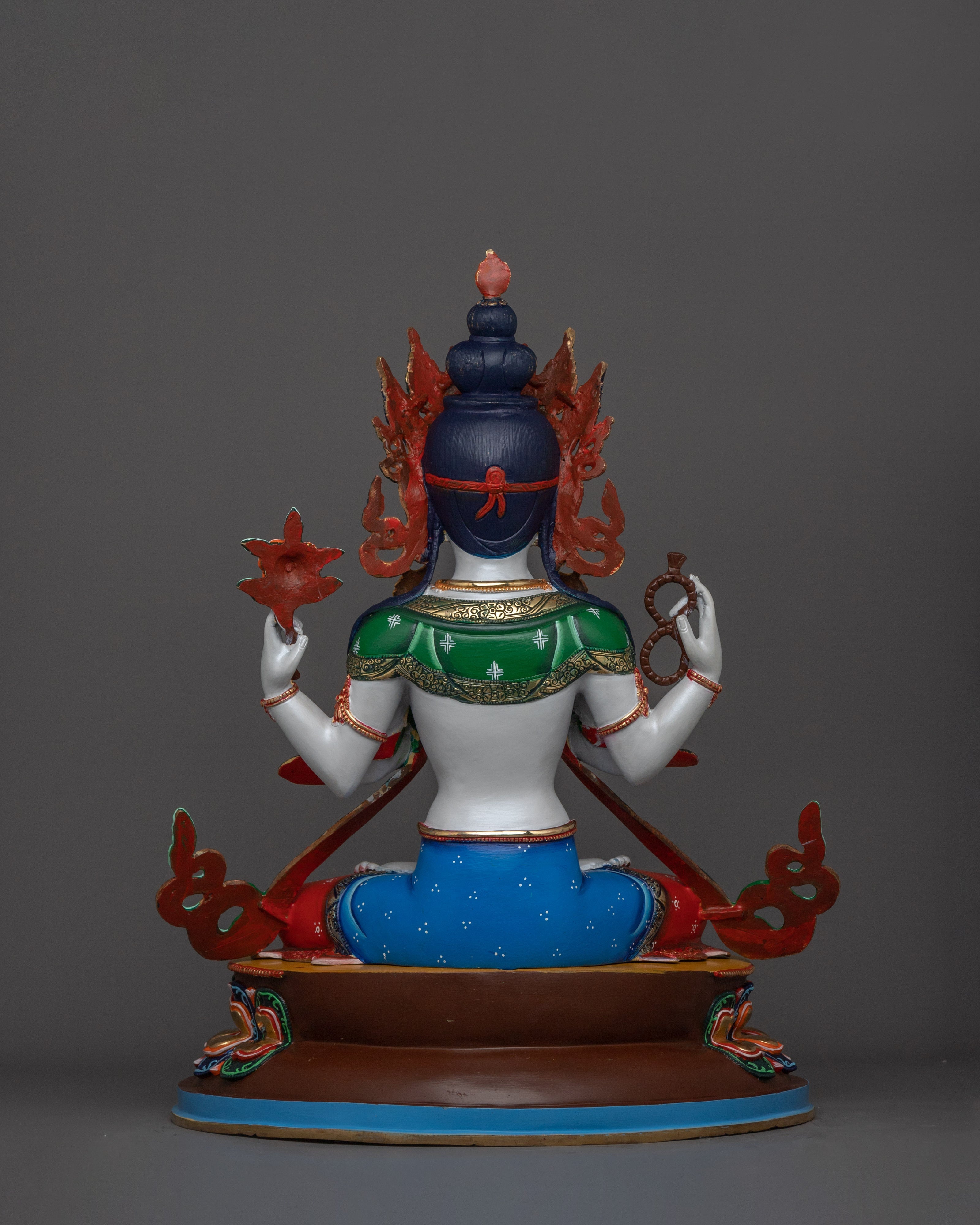 Traditional Sculpture of Chenrezig | Light of Boundless Mercy