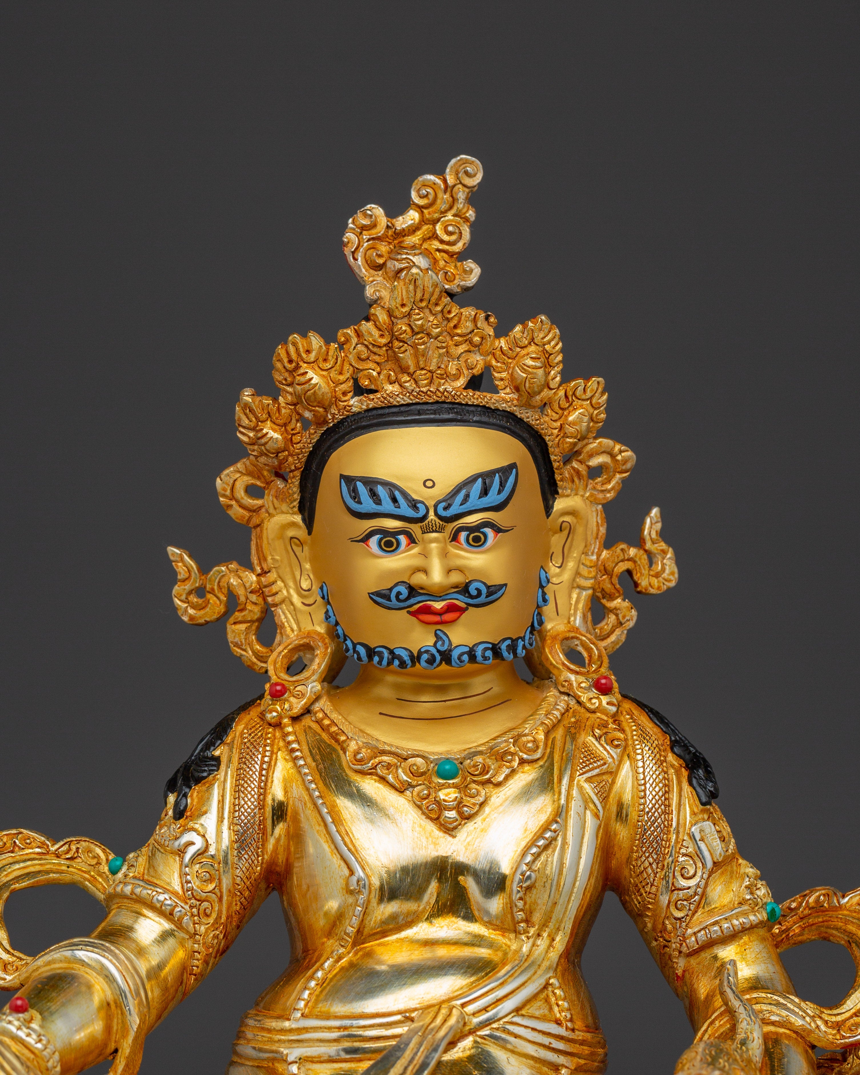Mightly Wealth Deity Dzambhala Statue | Guardian of Prosperity