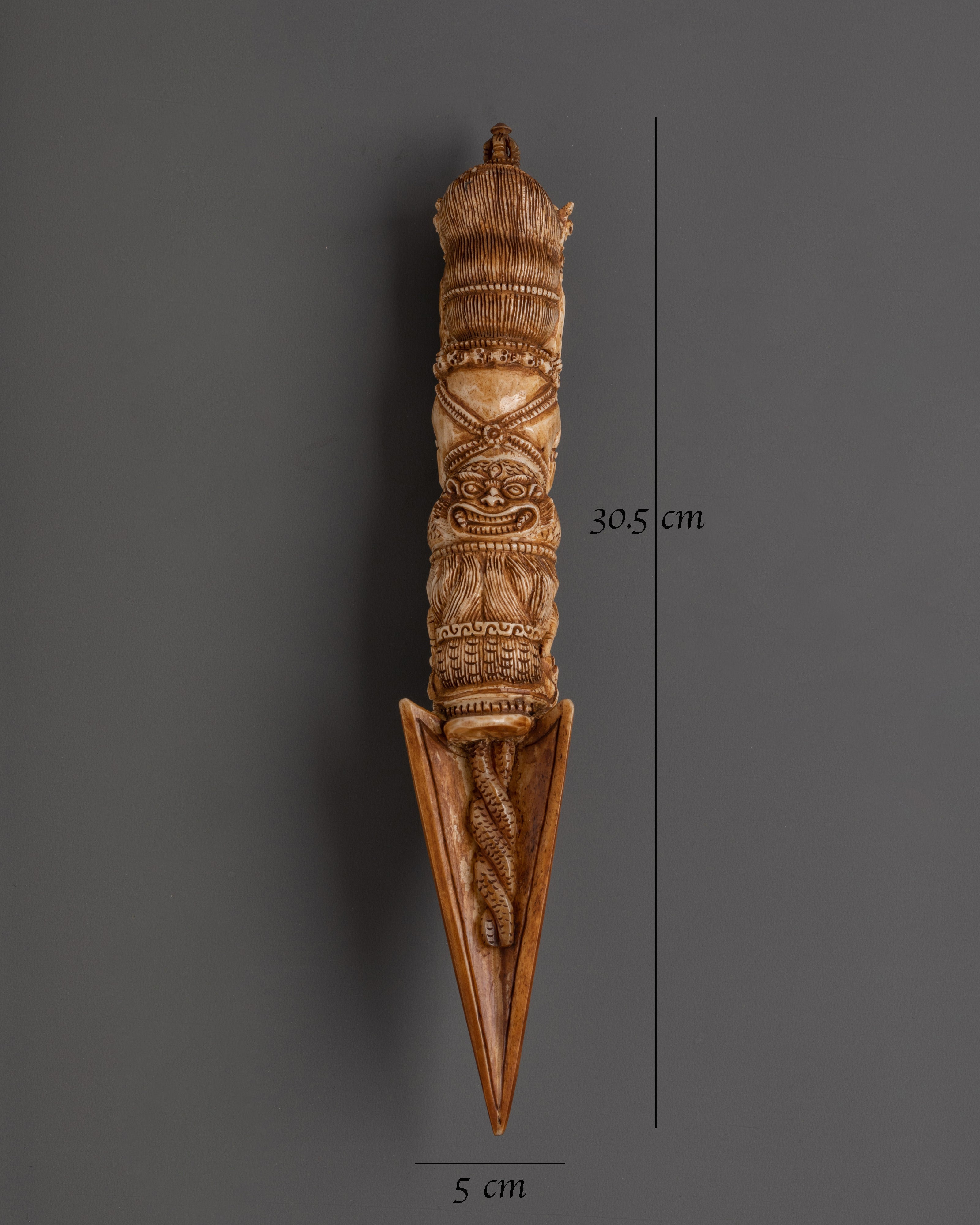 Tibetan Buddhist Phurba Dagger | Spiritual Tool for Protection
