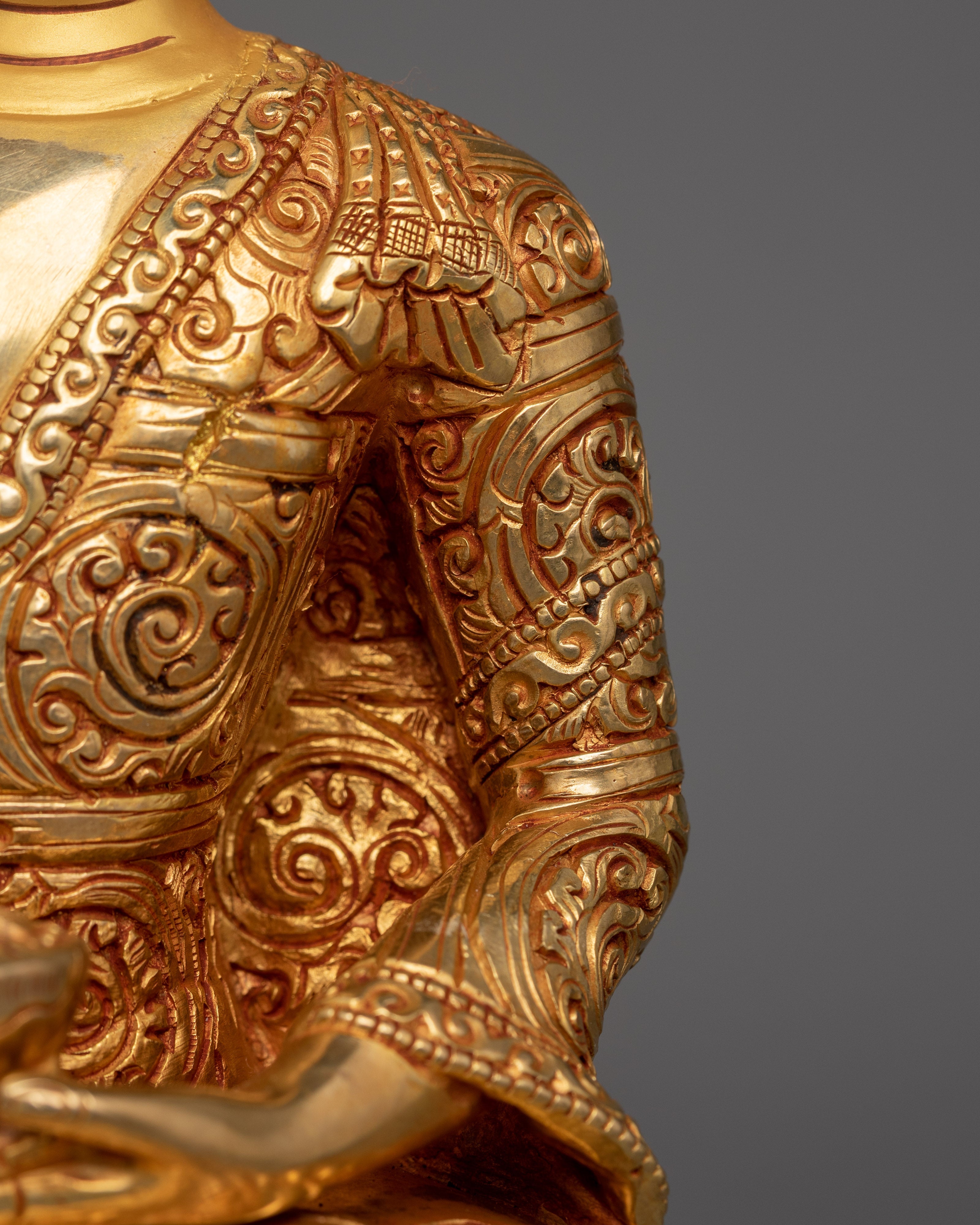 Handcrafted Statue of Buddha Amitabha | Buddha of Infinite Light and Spiritual Awakening