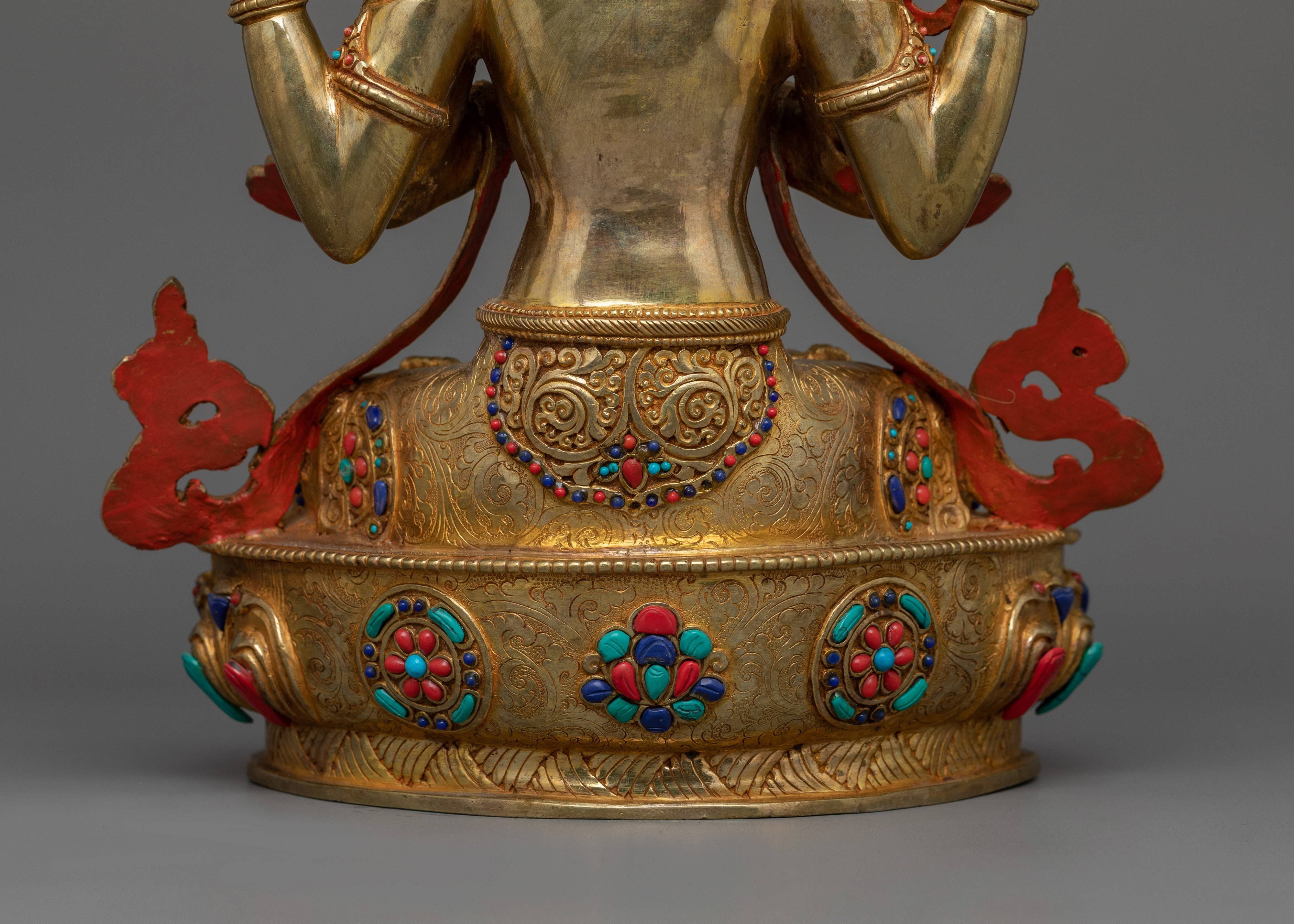 Handmade Statue Of Chenrezig |  Tibetan Buddha of Compassion
