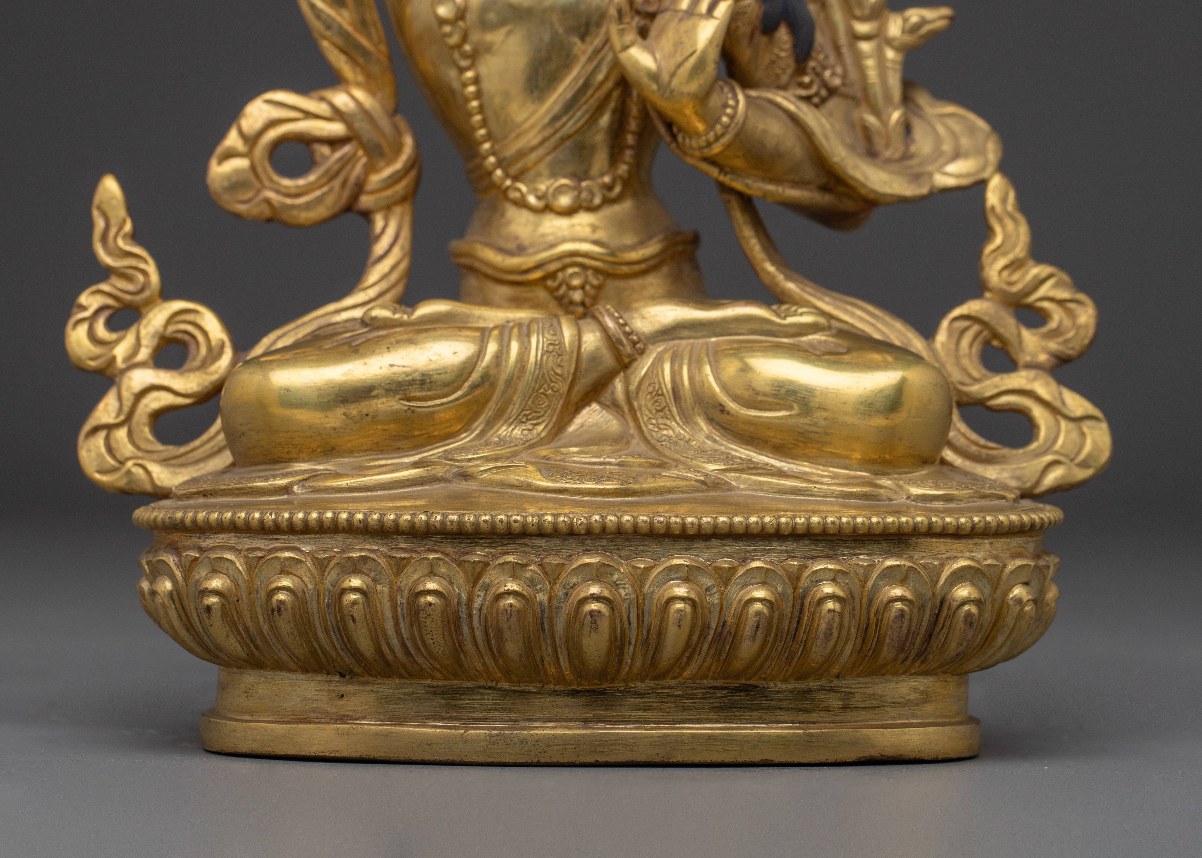 Handmade Divine Wisdom Bodhisattva Manjusrhi Statue | The Deity of Knowledge