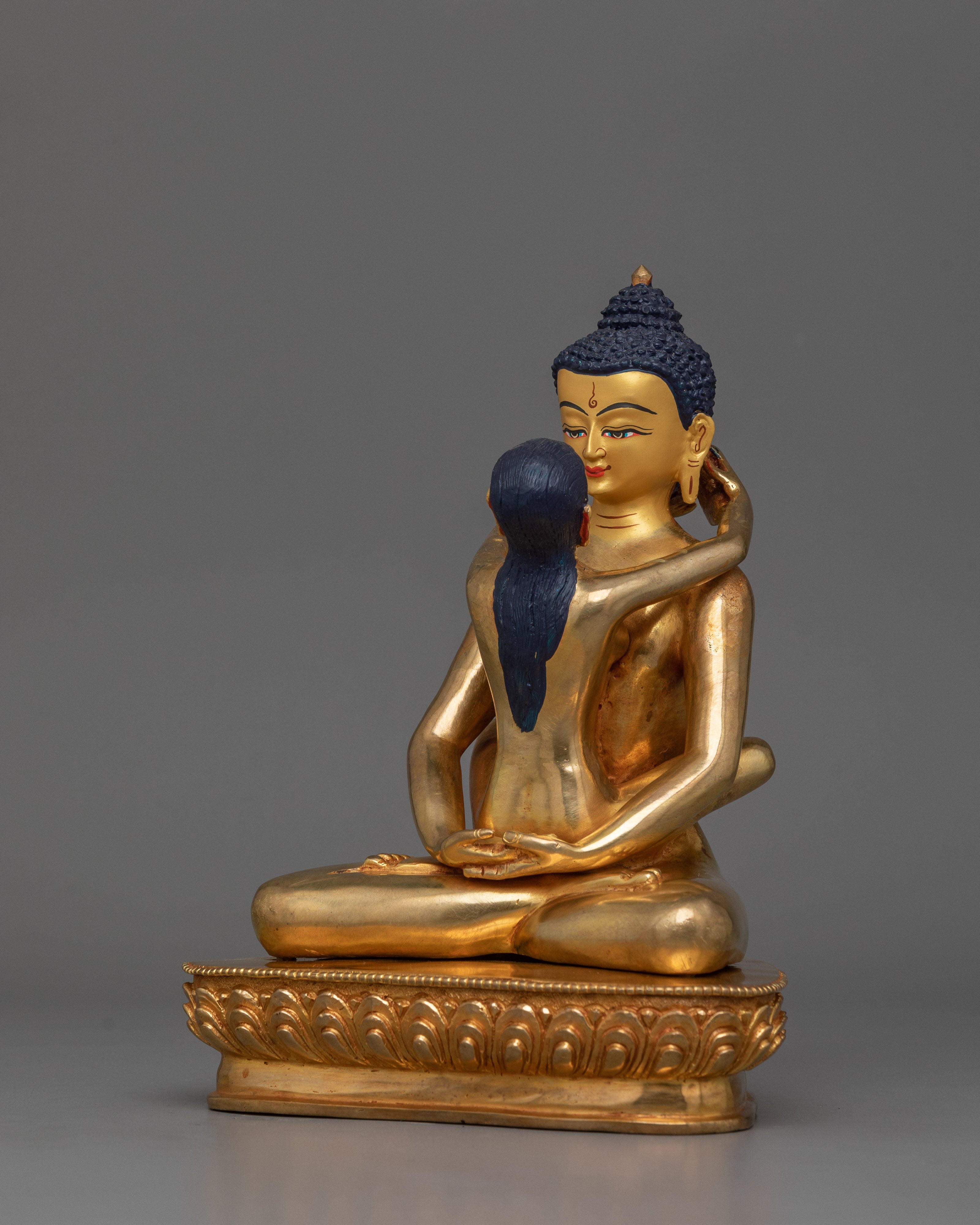 Handcrafted Sculpture of Samantabhadra with Consort | Buddha of Primordial Wisdom