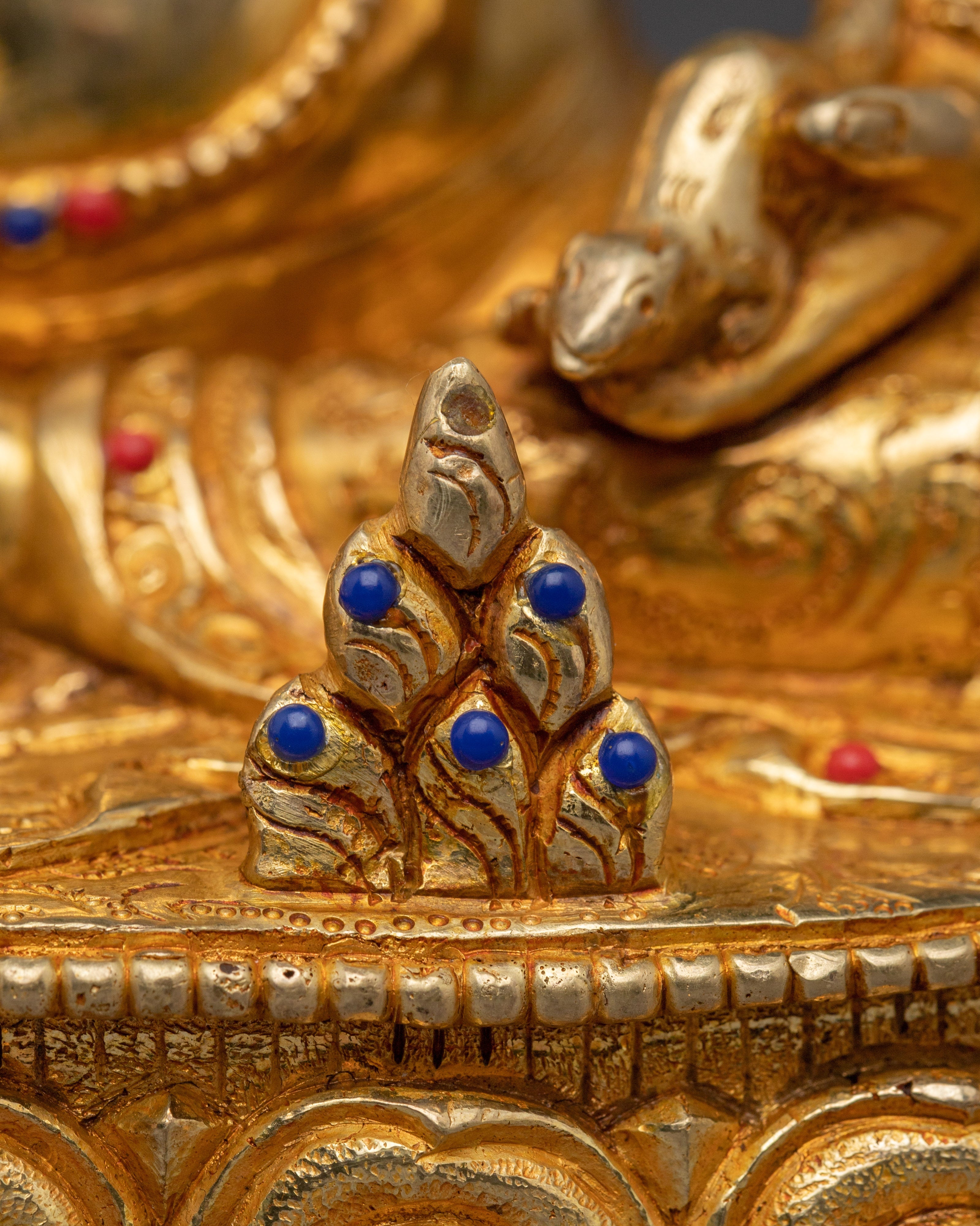 Divine Wealth Guardian Dzambhala Sculpture | Symbol of Abundance