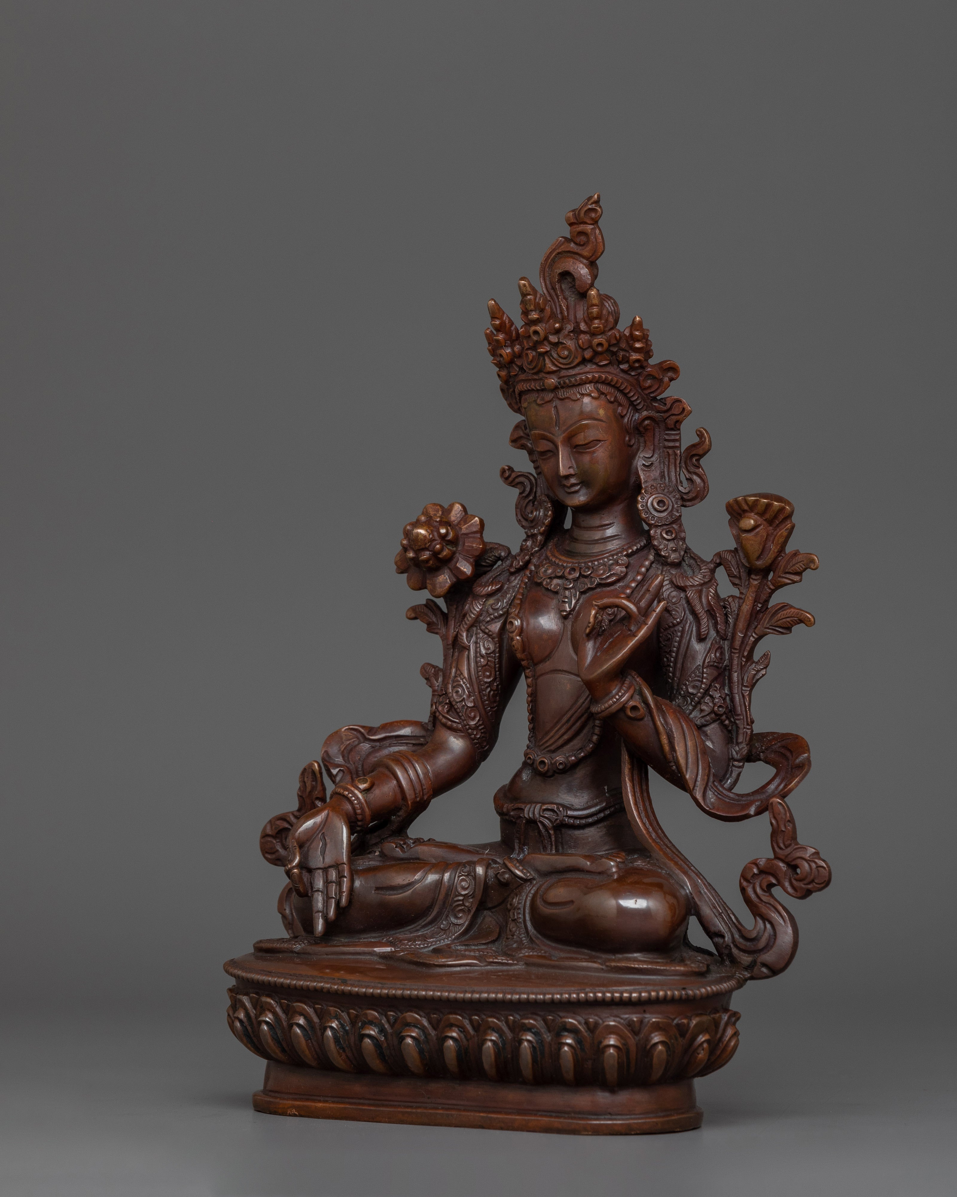 Divine Sculpture of White Tara | The Goddess of Compassion and Healing