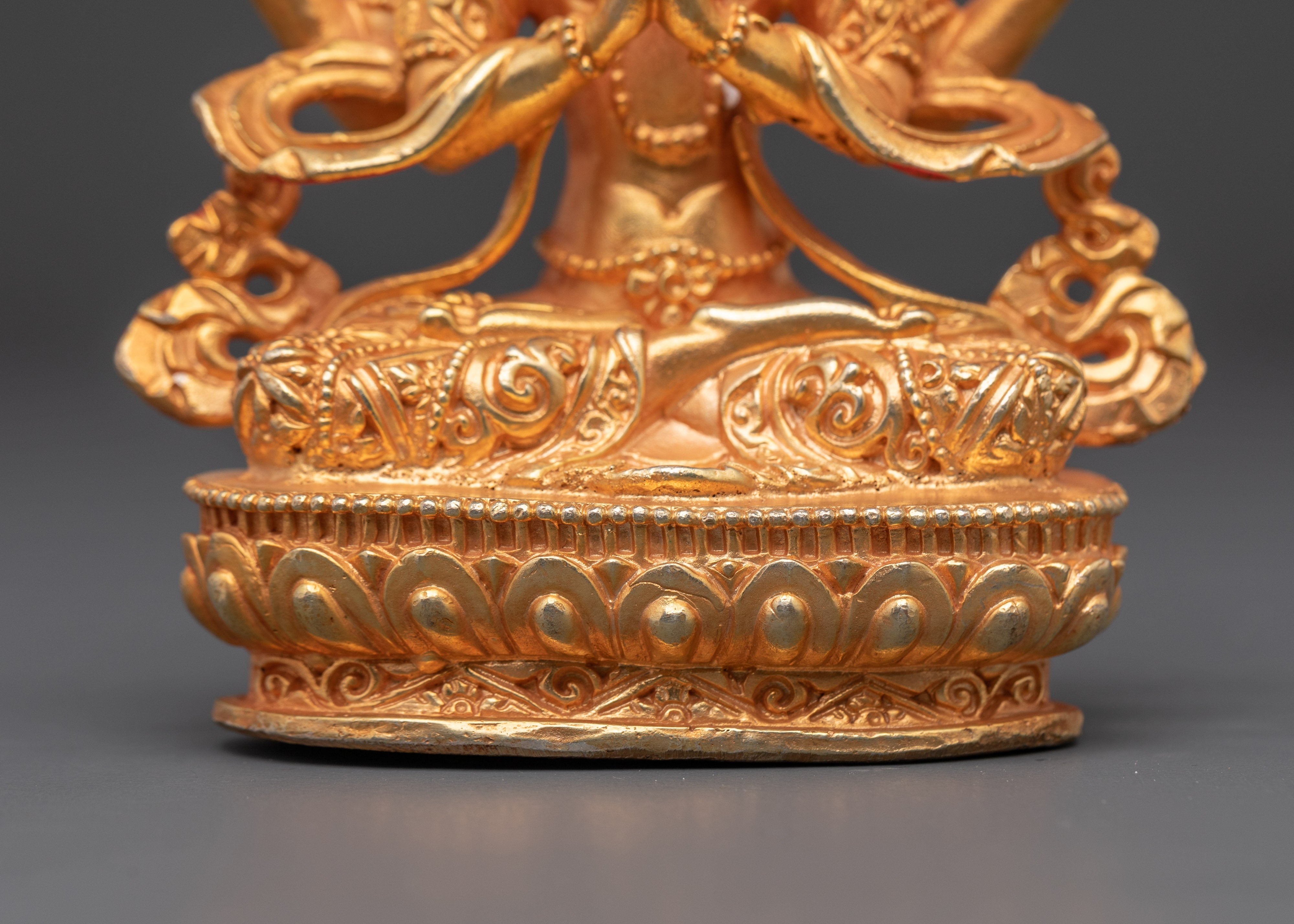 Chenrezig Compassion Deity Statue | Tibetan The Bodhisattva of Wisdom