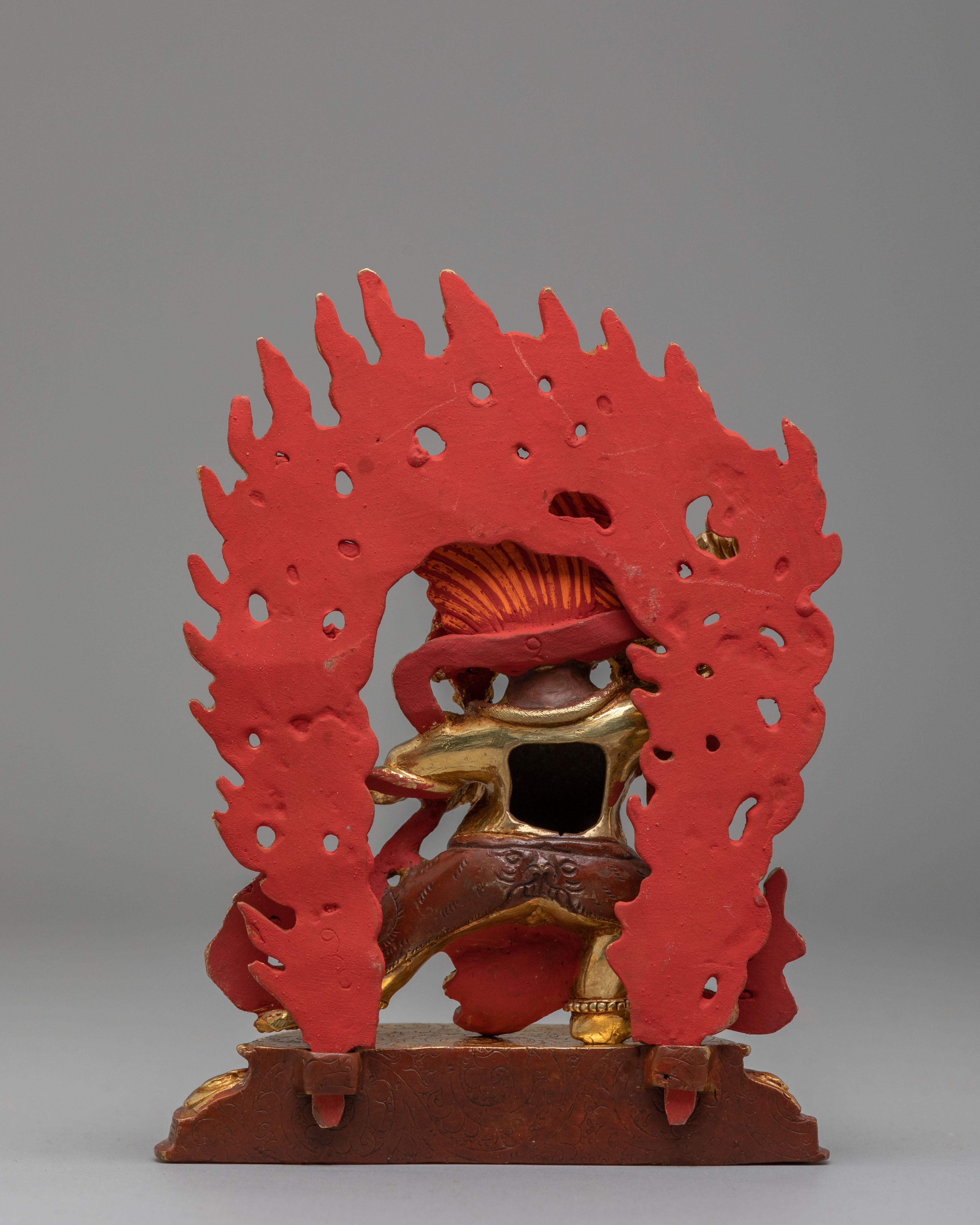 Sacred Vajrapani Spiritual Statue | Handcrafted Tibetan Protector Deity