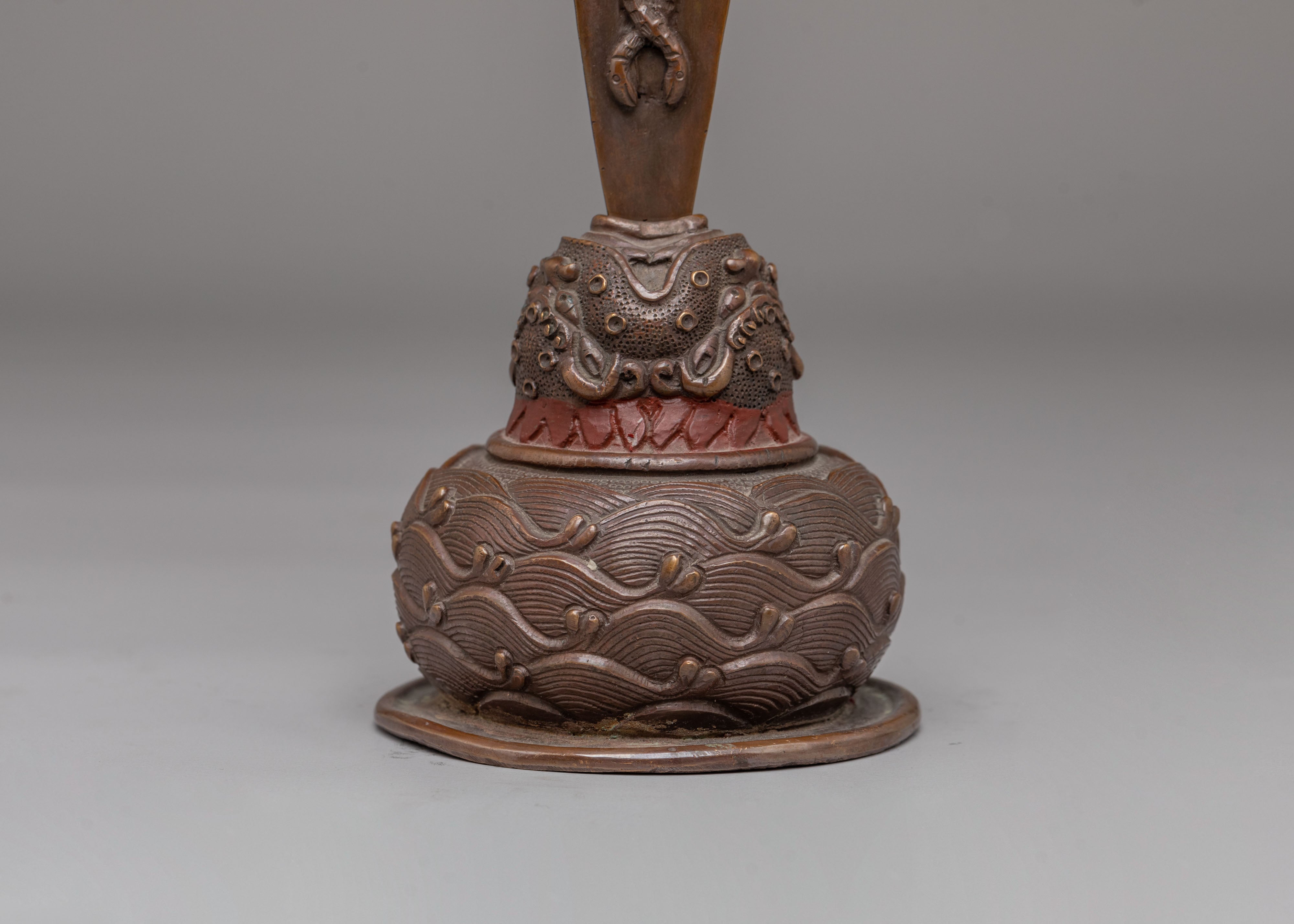Himalayan Buddhist Ritual Phurba | Tibetan Dagger for Spiritual Protection