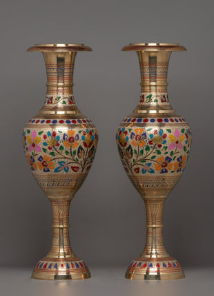 Decorative Brass Vases
