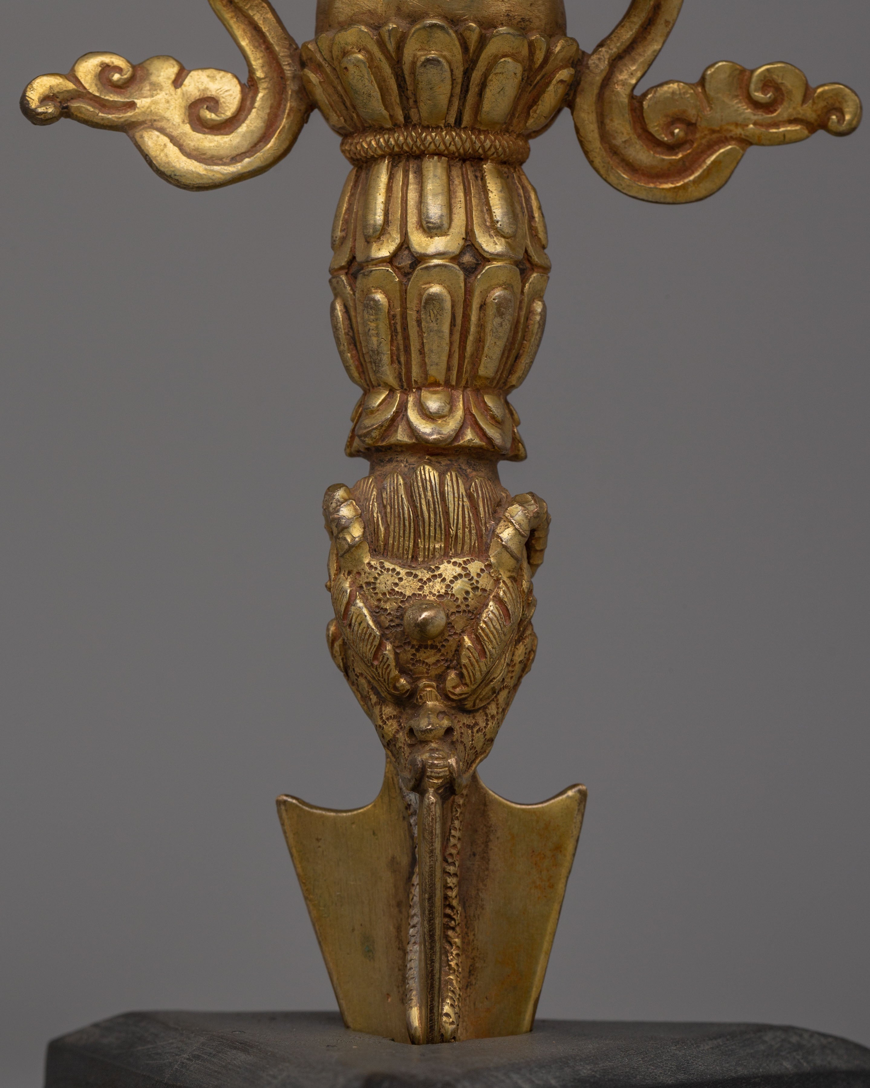 Handmade Mahakala Buddhist Phurba | Sacred Tibetan Ritual Dagger