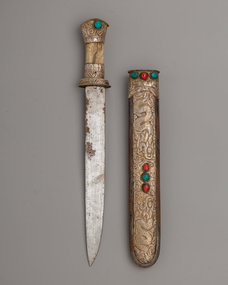 Handcrafted Ritual Himalayan Knife | Tibetan Ceremonial Dagger