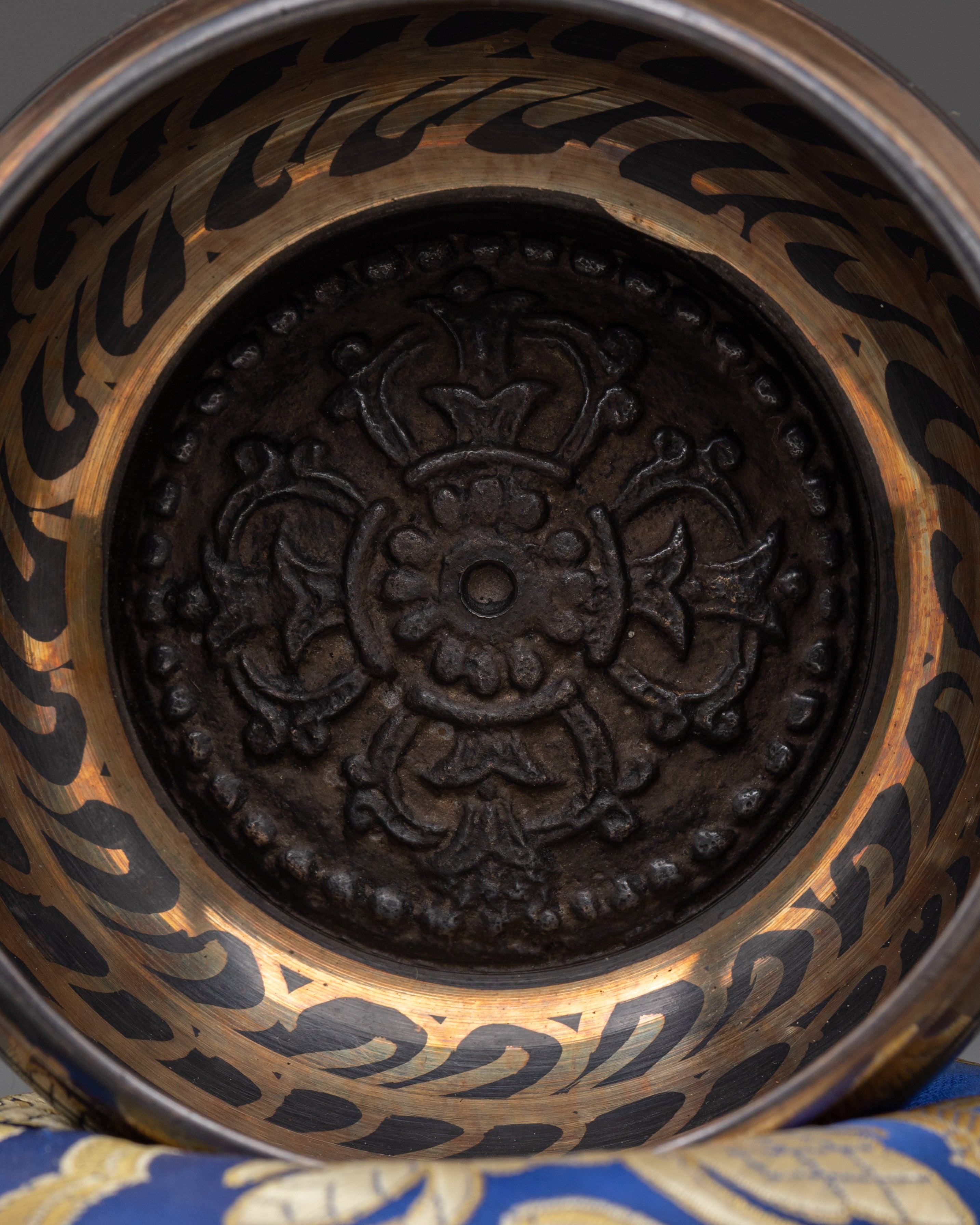 Handcrafted Bronze Singing Bowl |  Sound Healing Bowl with Stick for Meditation