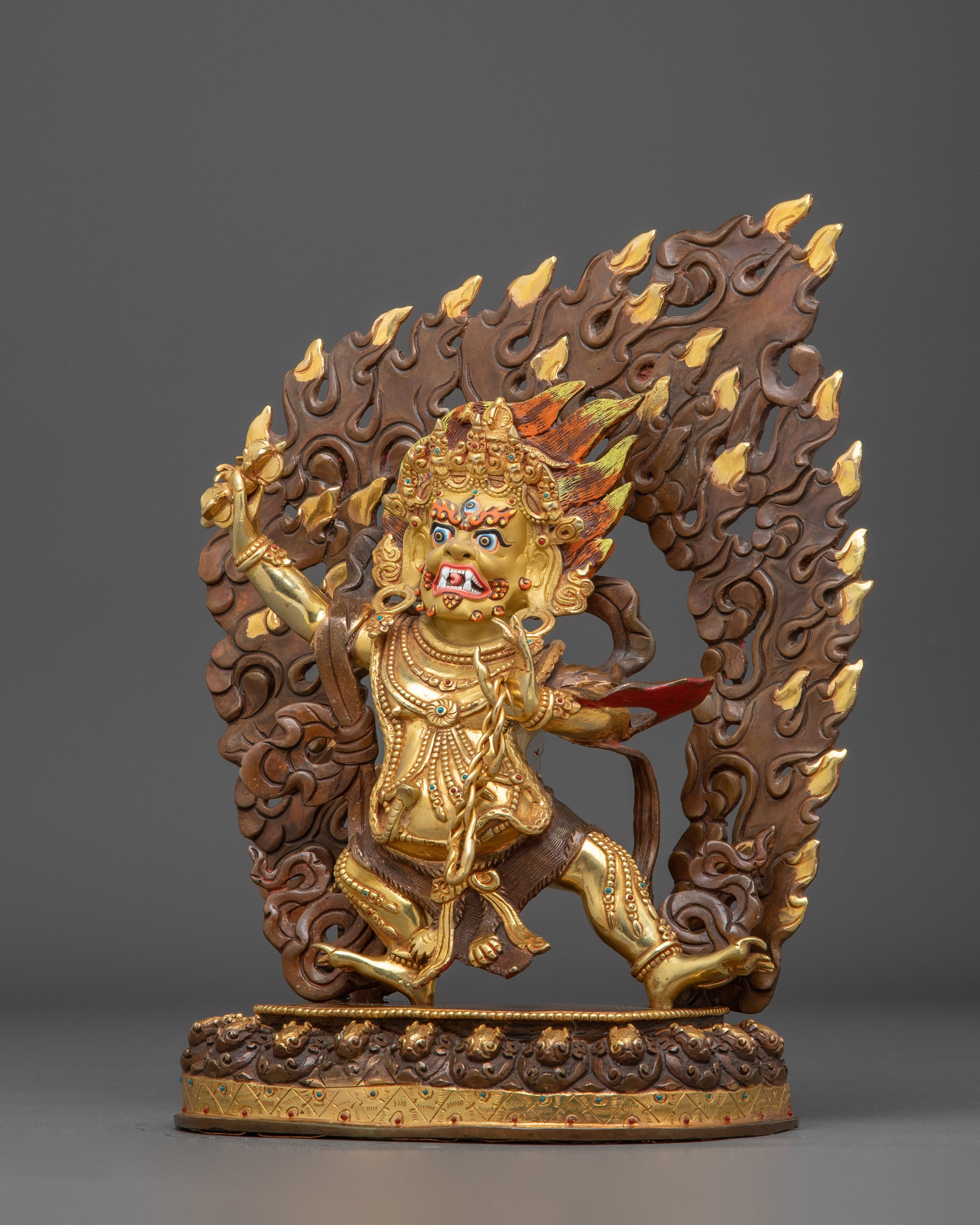 Tibetan Vajrapani Bodhisattva Statue | Spiritual Home Decor