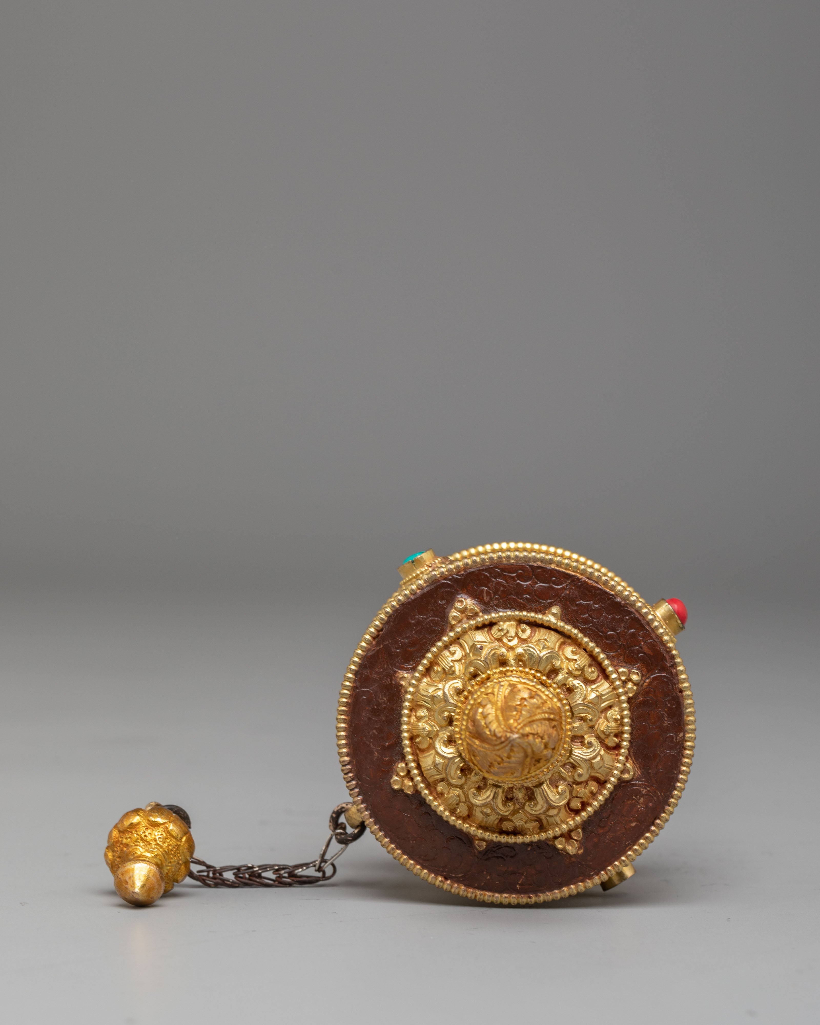Spiritual Altar Prayer Wheel | Sacred Devotional Decor