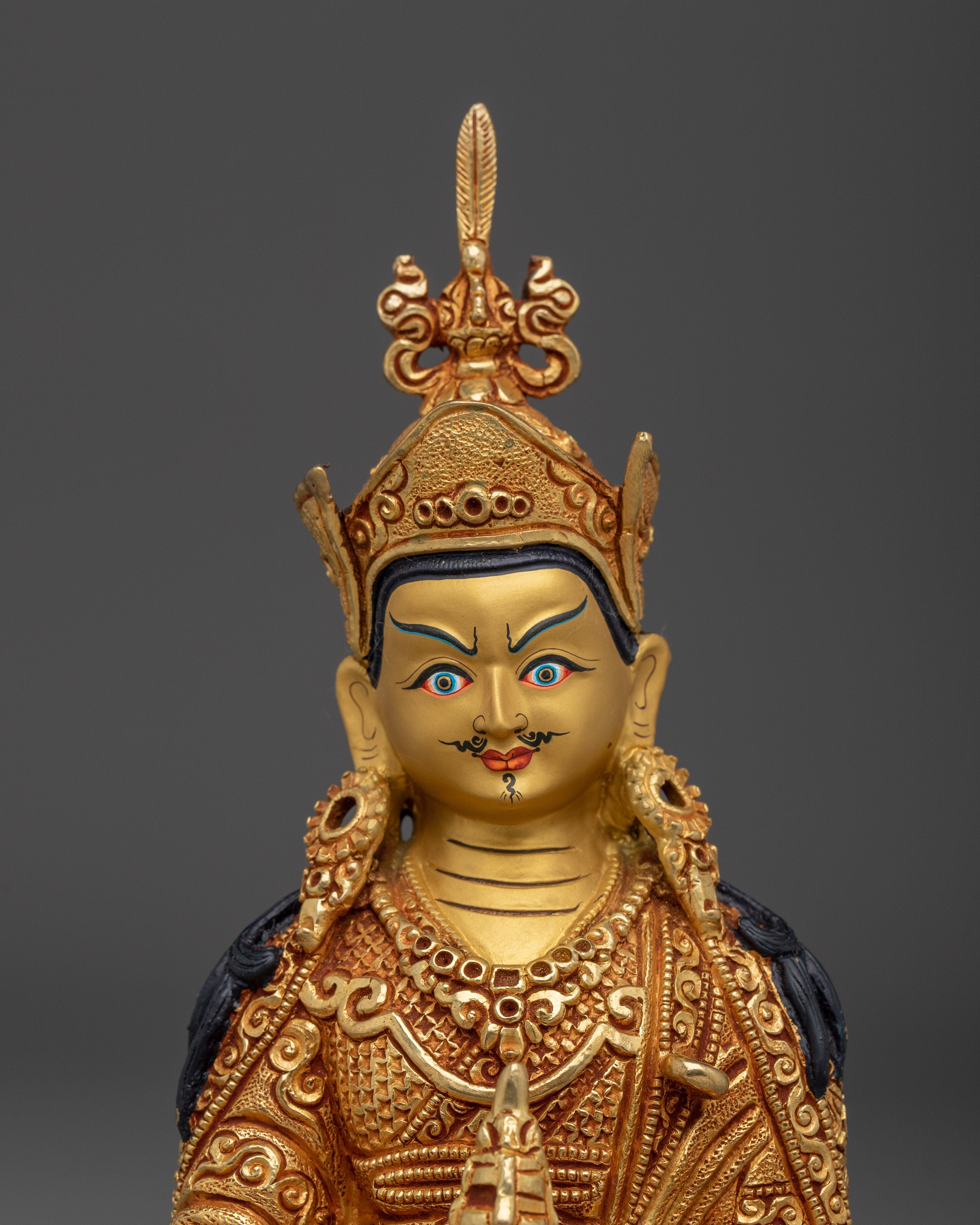 Lotus Born Master Guru Rinpoche Sculpture | Padmasambhava Statue