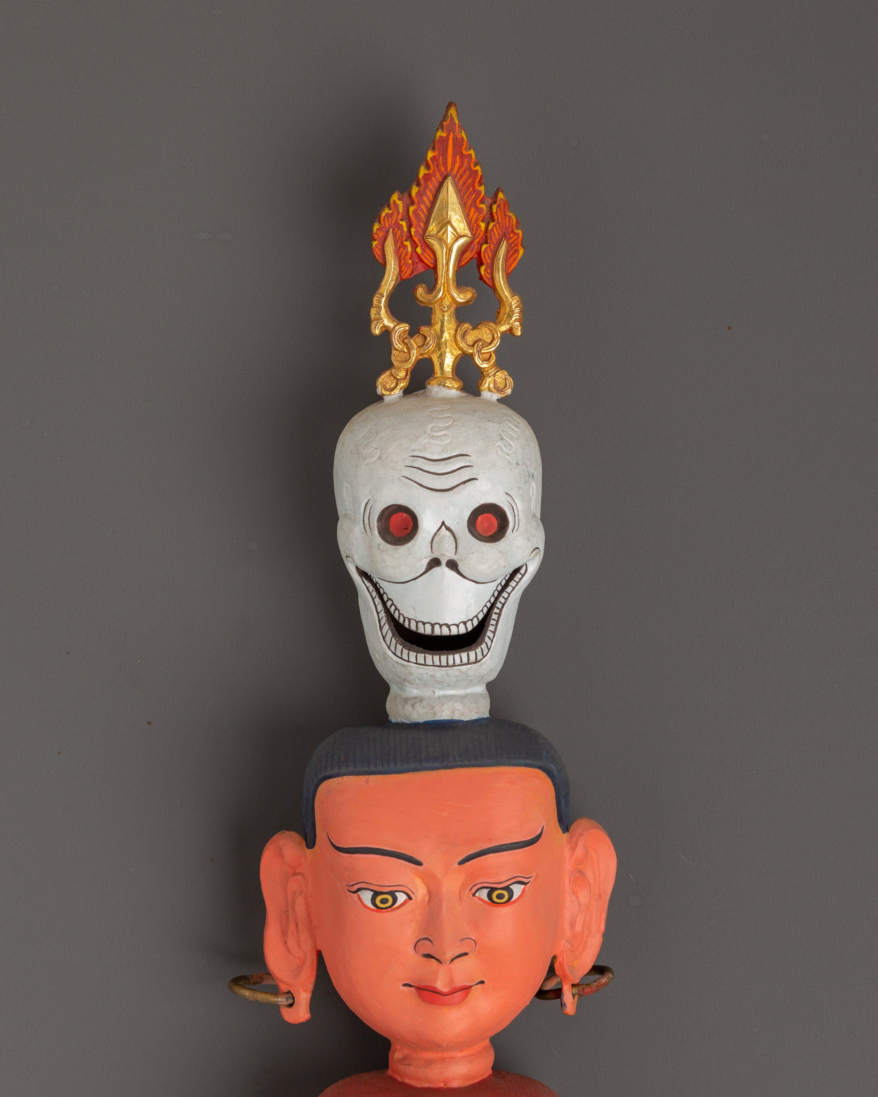 Khatan Tibetan Ritual Item | Handcrafted Copper Artifact