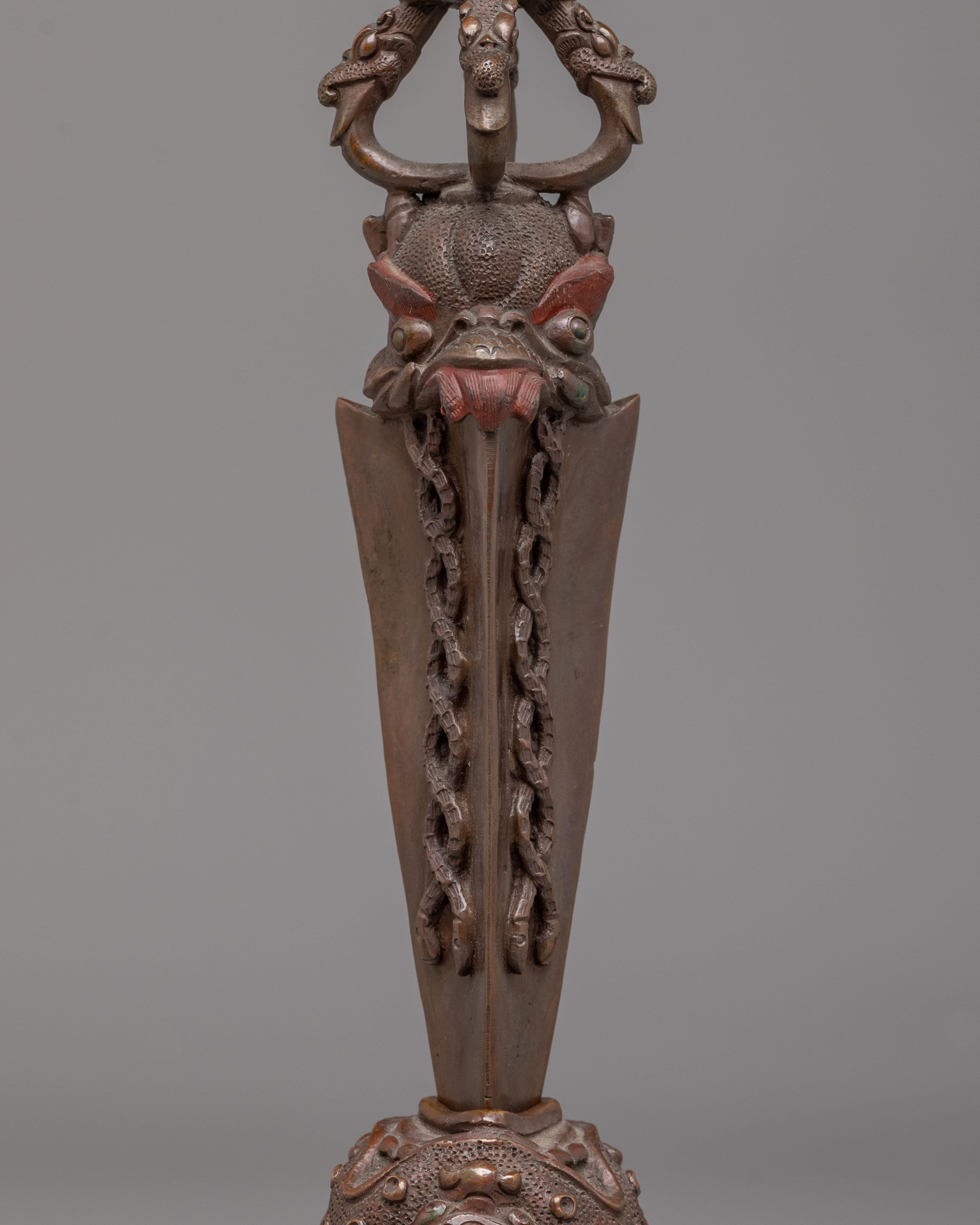 Himalayan Buddhist Ritual Phurba | Tibetan Dagger for Spiritual Protection