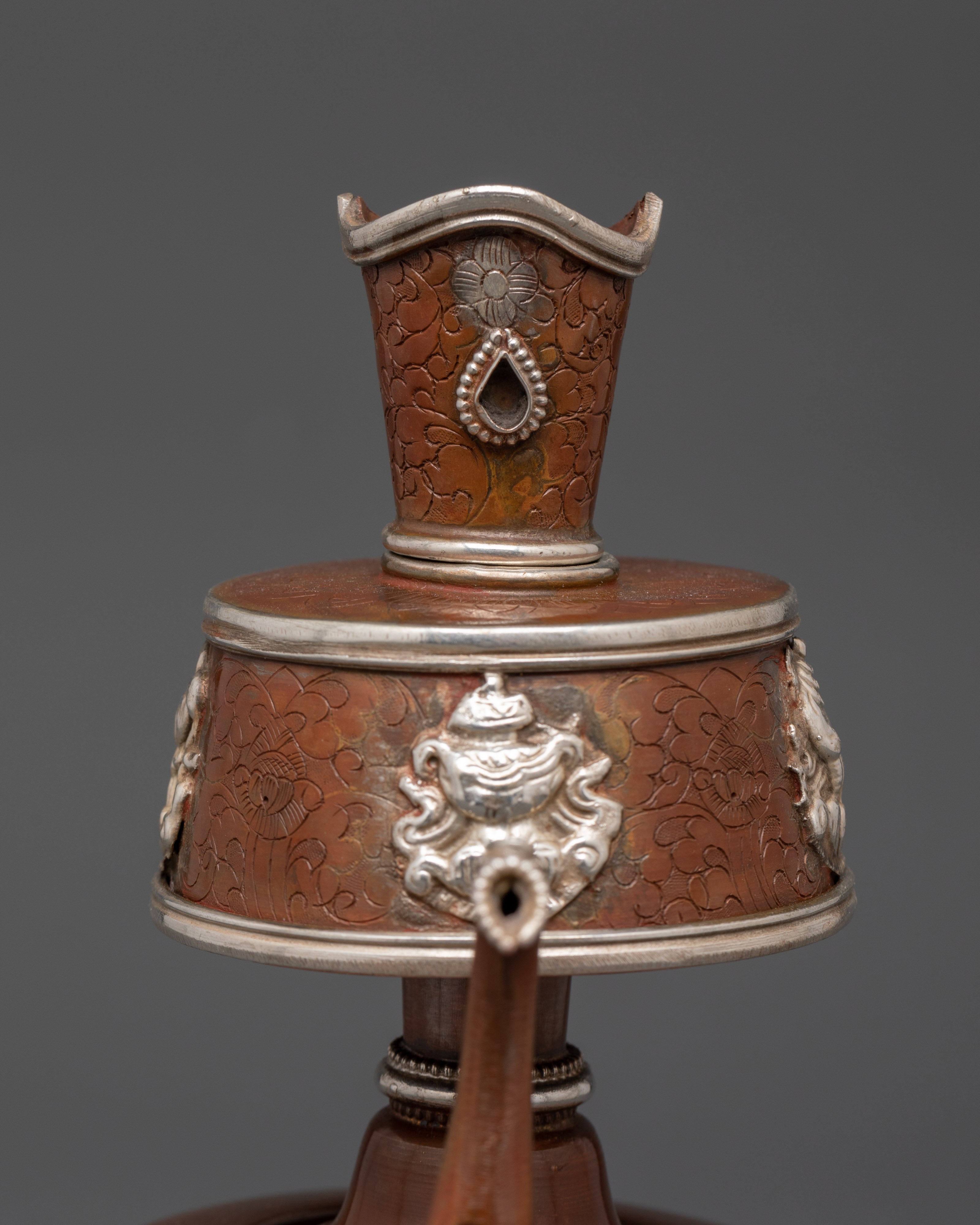 Tibetan Oxidized Copper Bhumba Set | For Spiritual Ceremonies, Altar Blessings